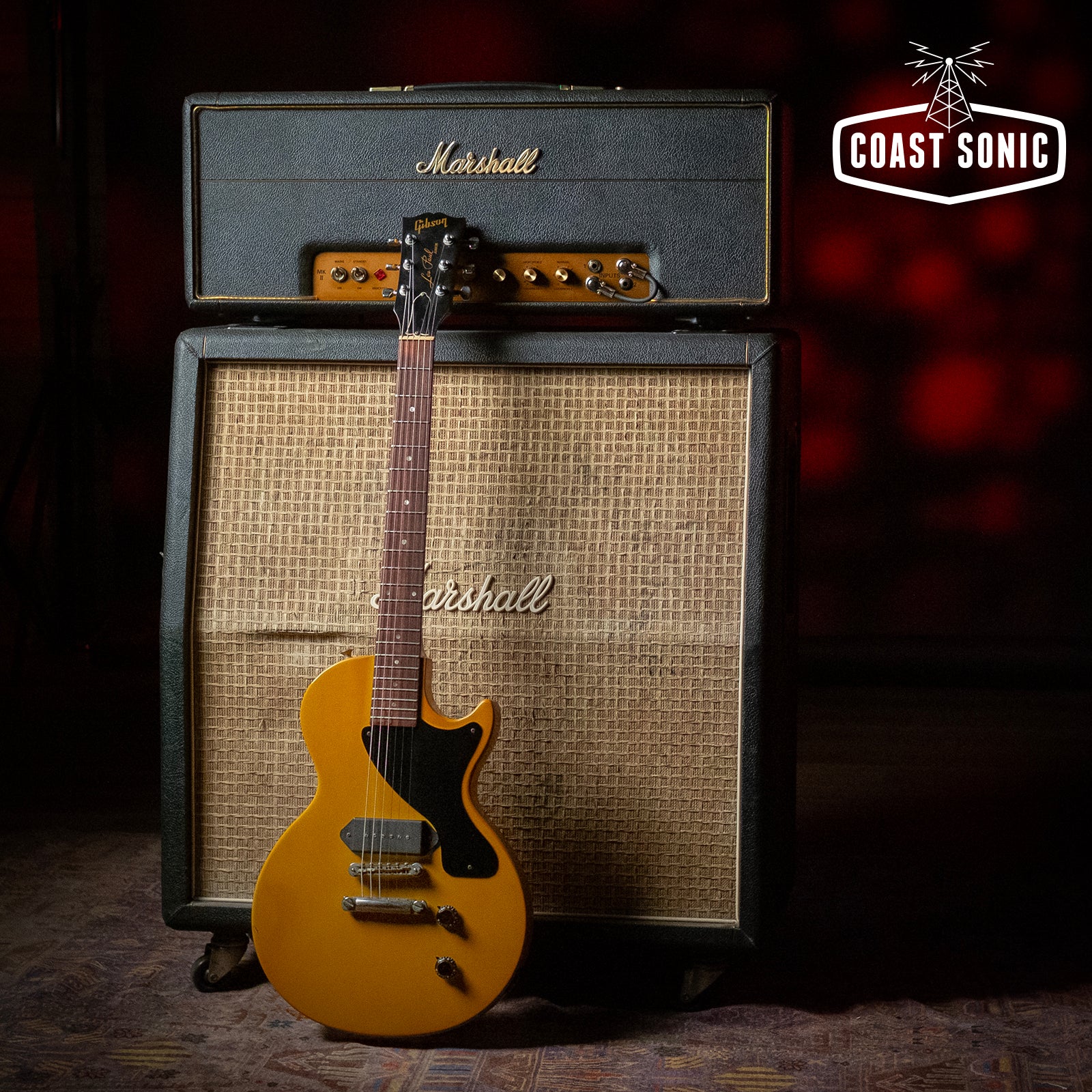 Rare 1992 Gibson Les Paul Junior TV Yellow Yamano single cut w/origina