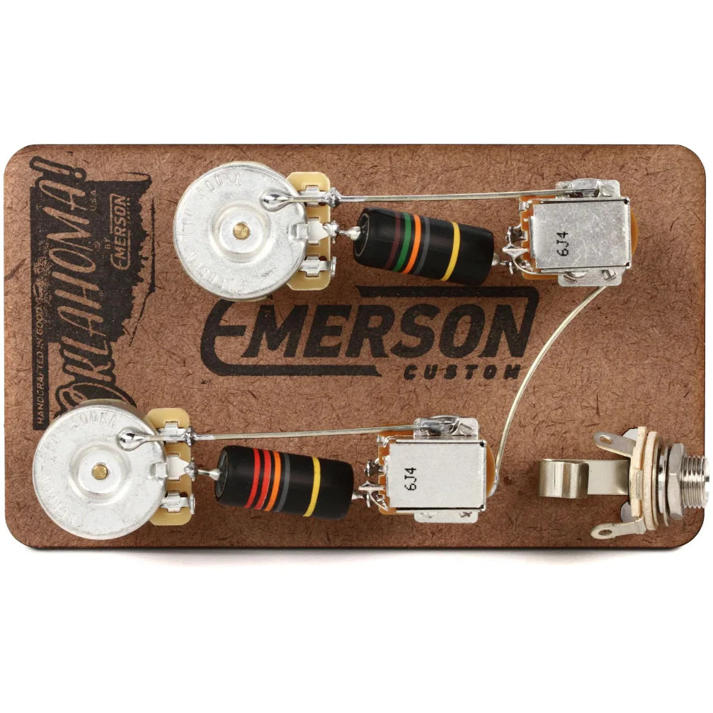 Emerson Custom Les Paul Long Shaft Prewired Kit w/ Push Pull Tone pots