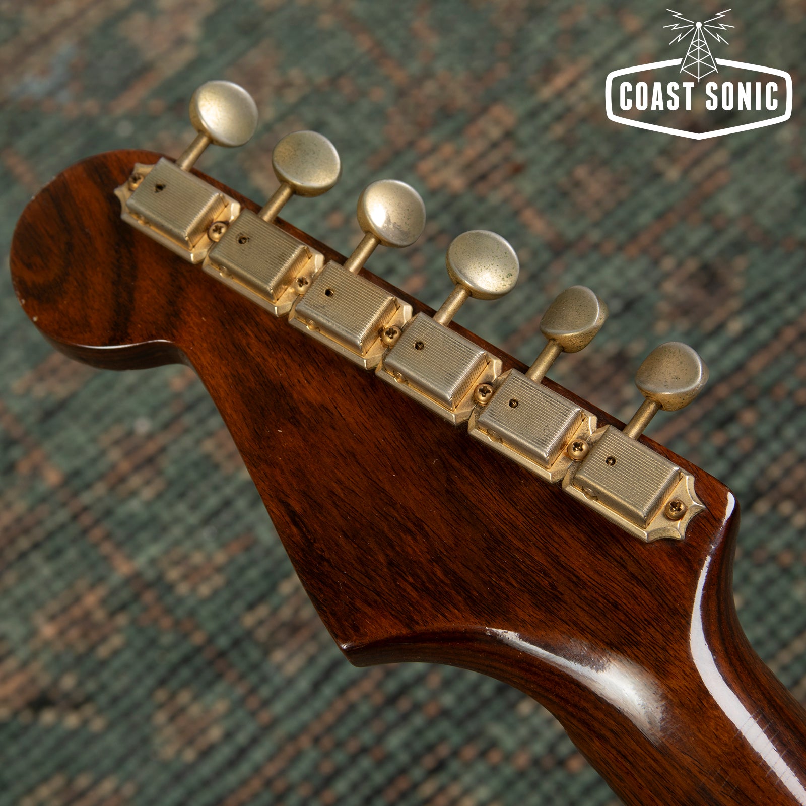 1984 Moon ST-195WAL S Walnut Custom Strat Japan w/ Schecter Van Nuys P