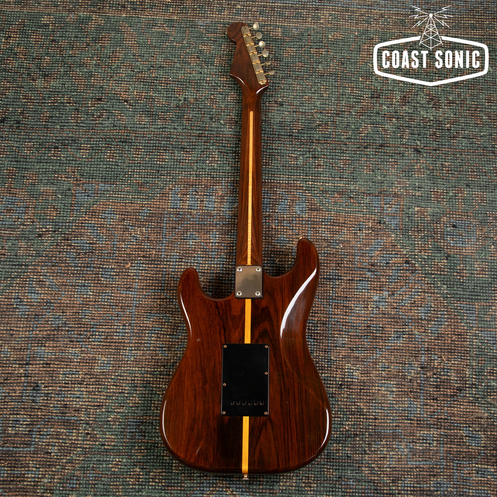 1985 Moon ST-195WAL S Walnut Custom Strat Japan w/ Schecter