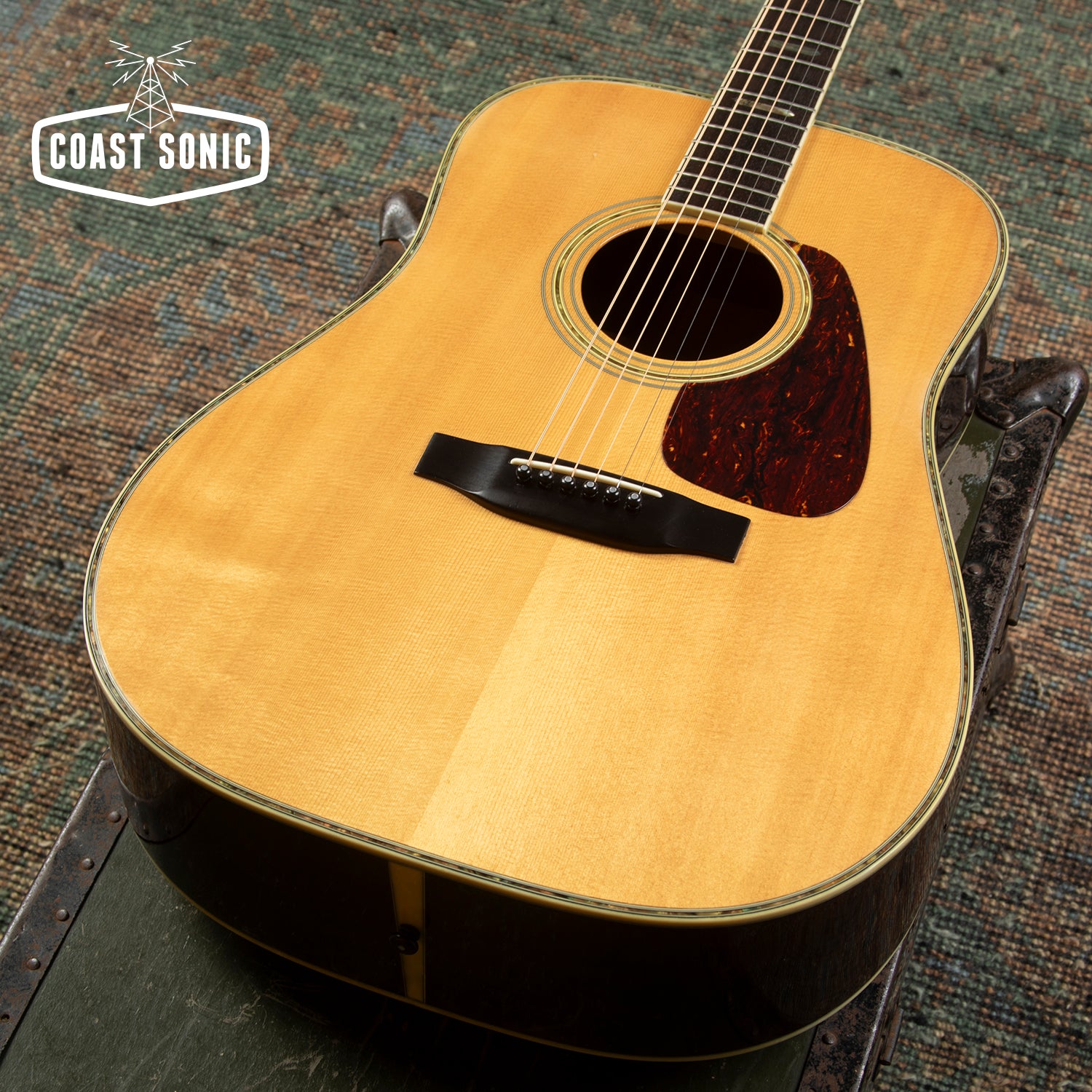 1990s Morris TF-50 (D-45 style) Dreadnought Acoustic, Spruce & Jacaran