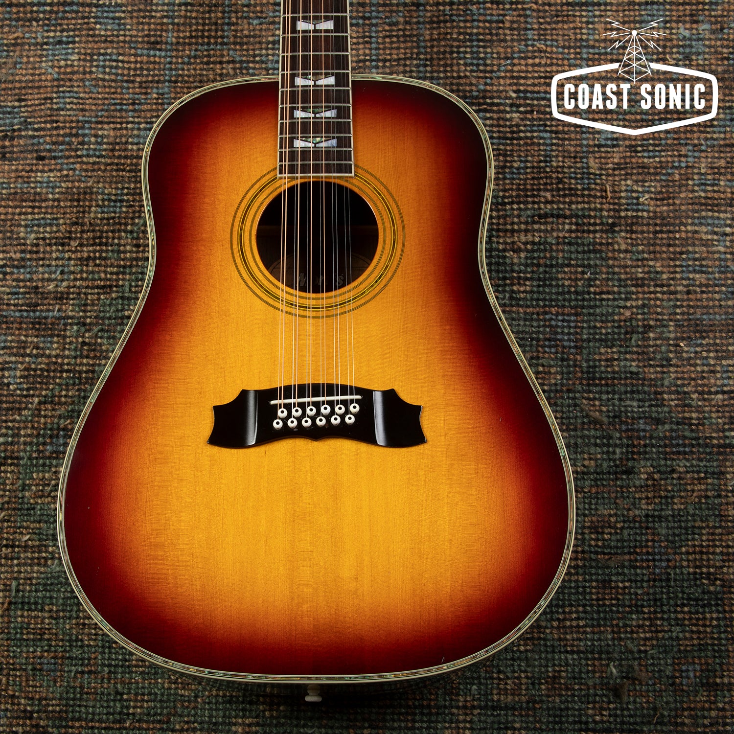 1993 Morris MGB60-12 vintage 12-string dreadnought acoustic