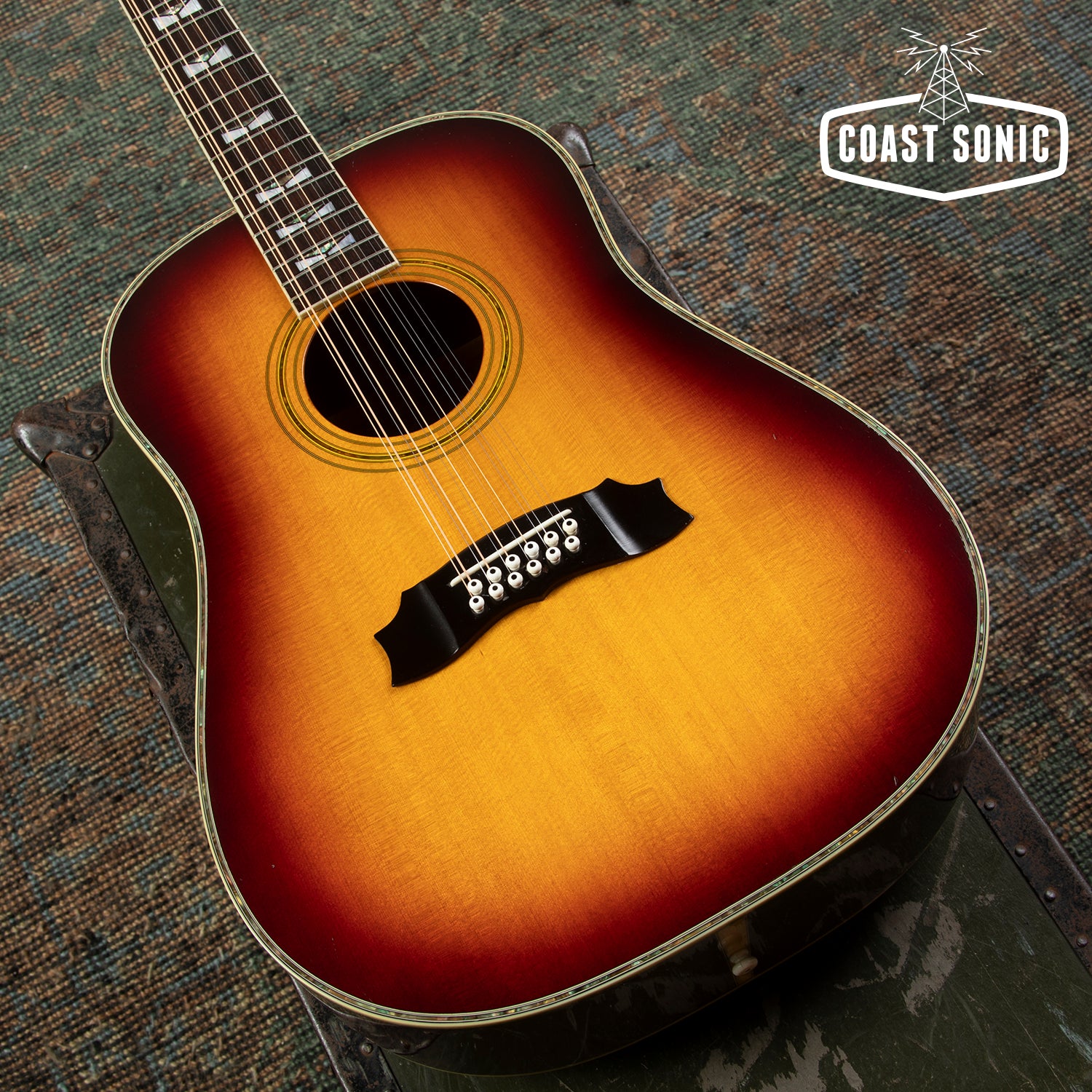 1993 Morris MGB60-12 vintage 12-string dreadnought acoustic