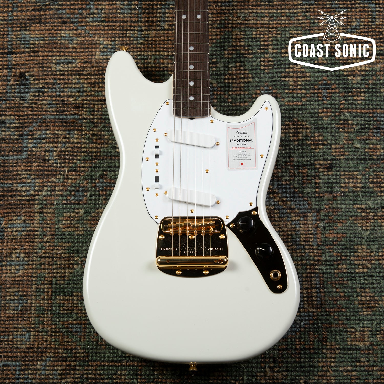 2026 Fender Traditional 60s Mustang Special Edition White Pearl Made i