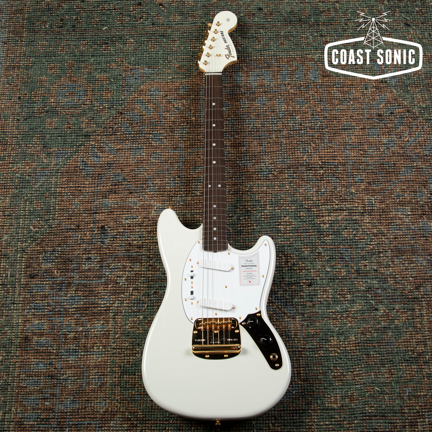 2026 Fender Traditional 60s Mustang Special Edition White Pearl Made i