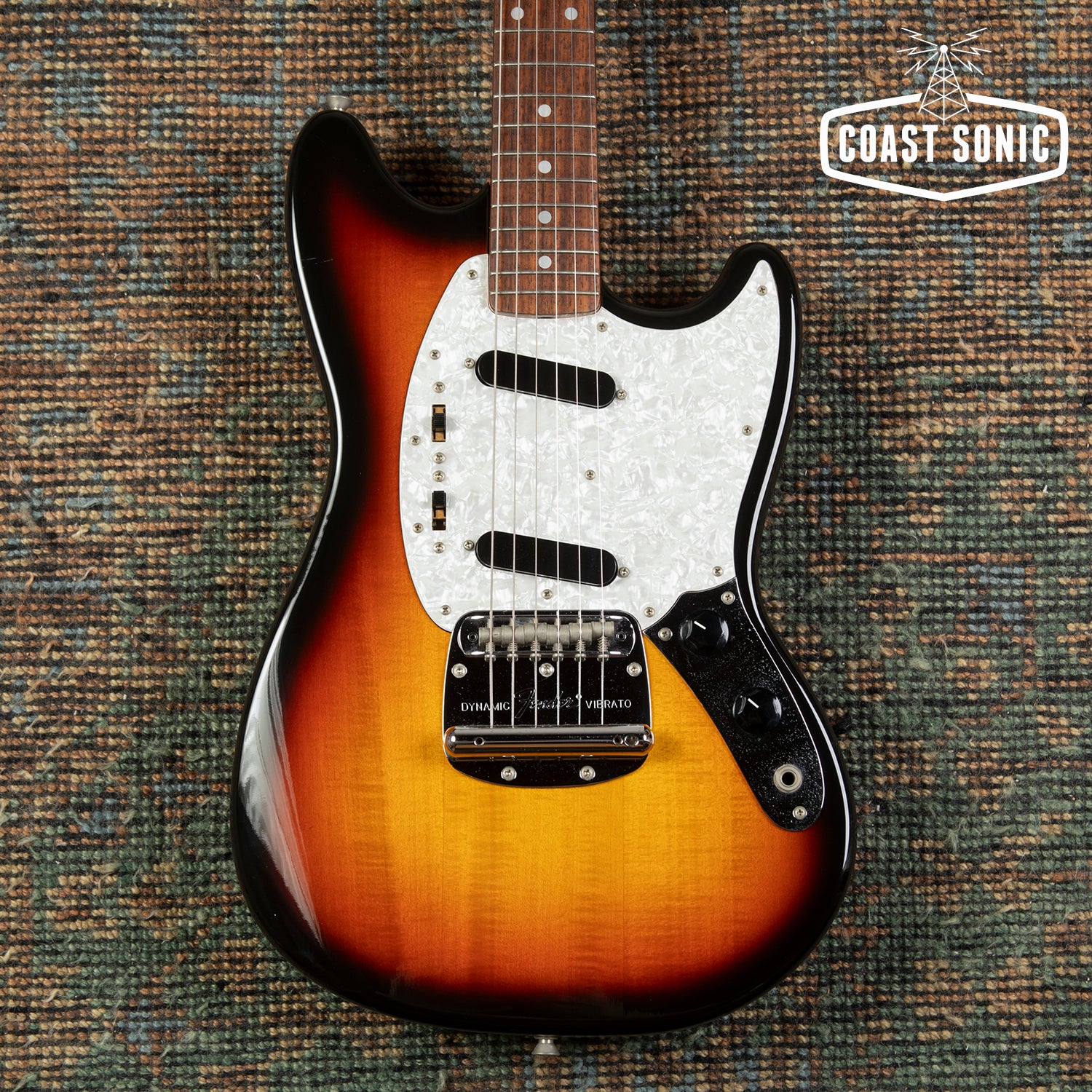 1995 Fender '69 Vintage Reissue Mustang MG69 Sunburst Made in Japan MI