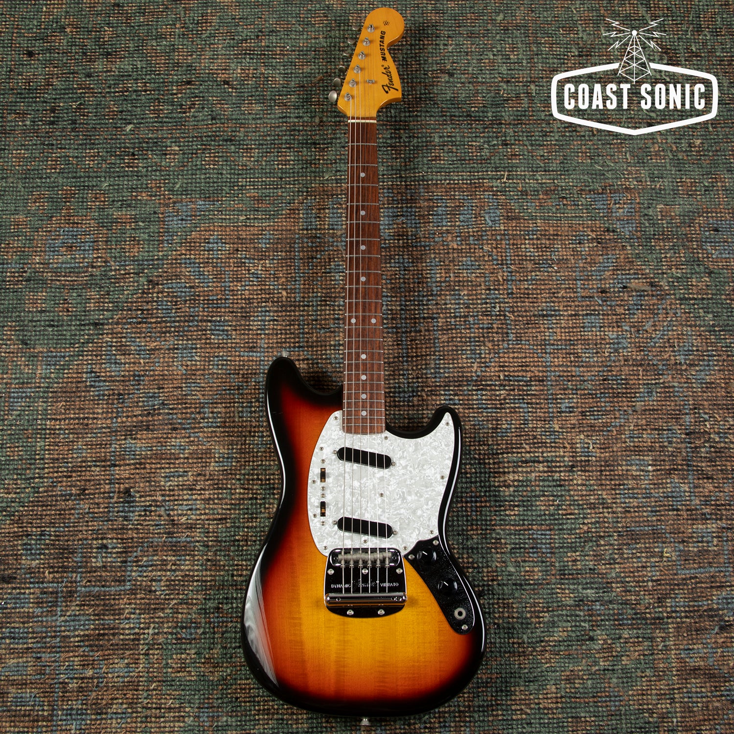 1995 Fender '69 Vintage Reissue Mustang MG69 Sunburst Made in Japan MI