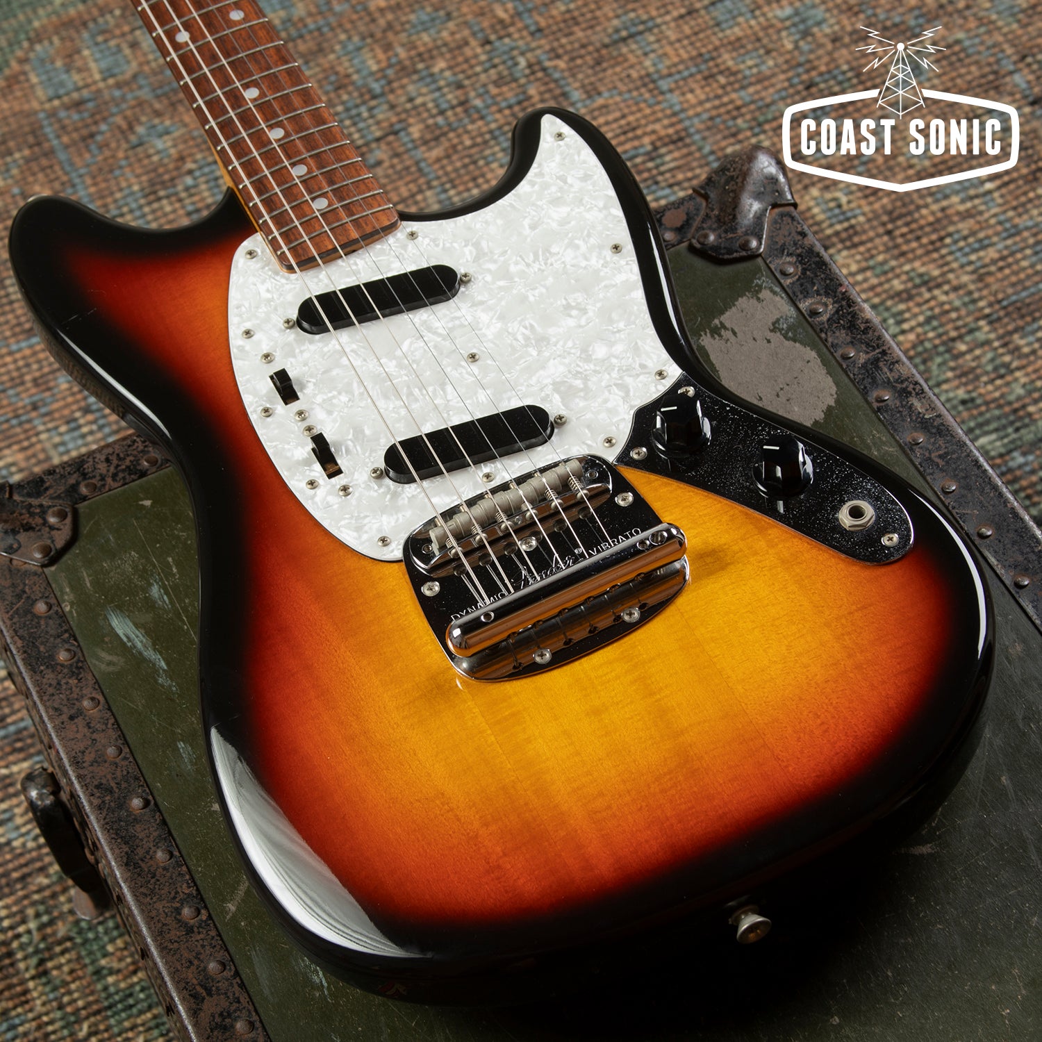 1995 Fender '69 Vintage Reissue Mustang MG69 Sunburst Made in Japan MI