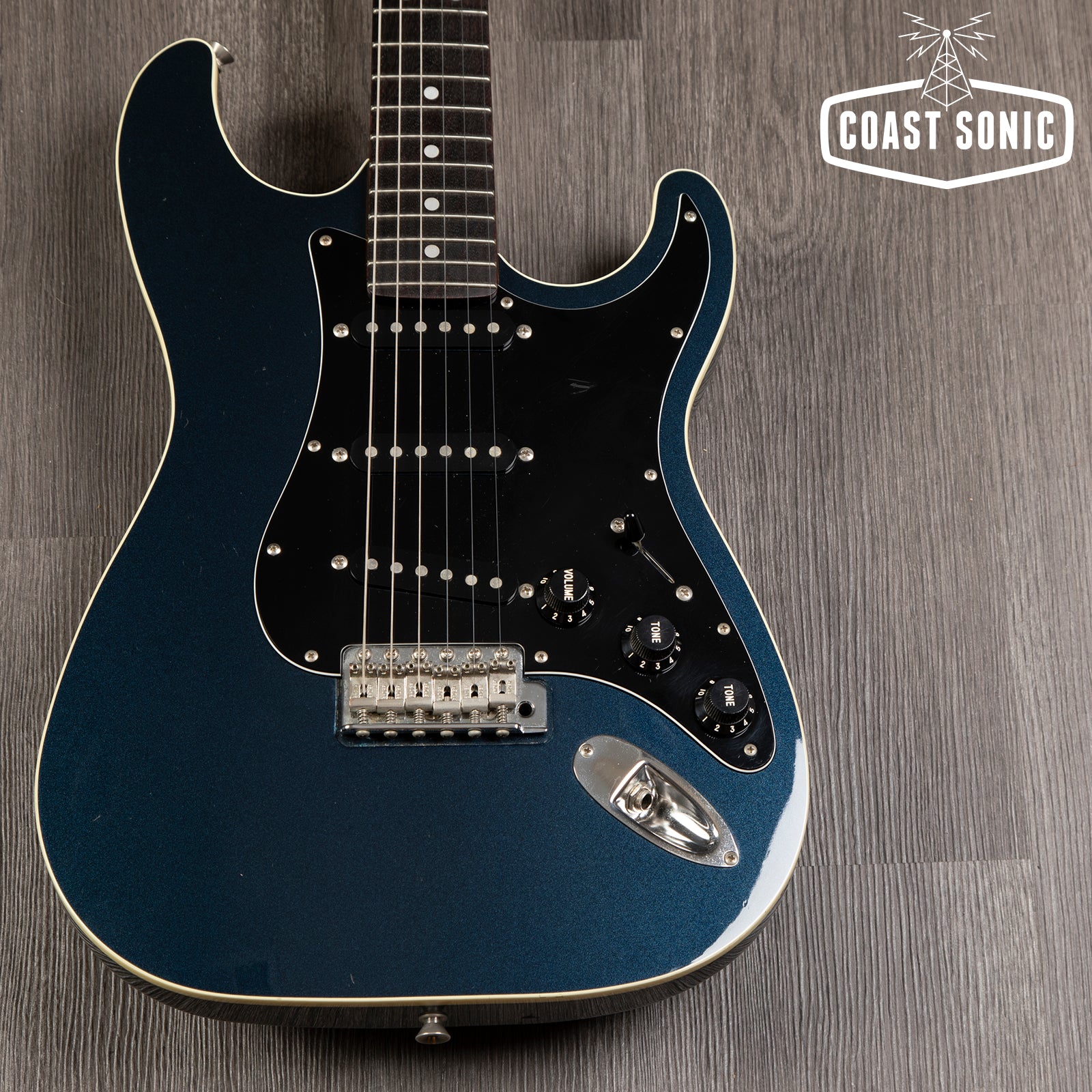 2010 Fender Aerodyne Stratocaster AST-M made in Japan 24 3/4 scale length  Midnight Blue Metallic