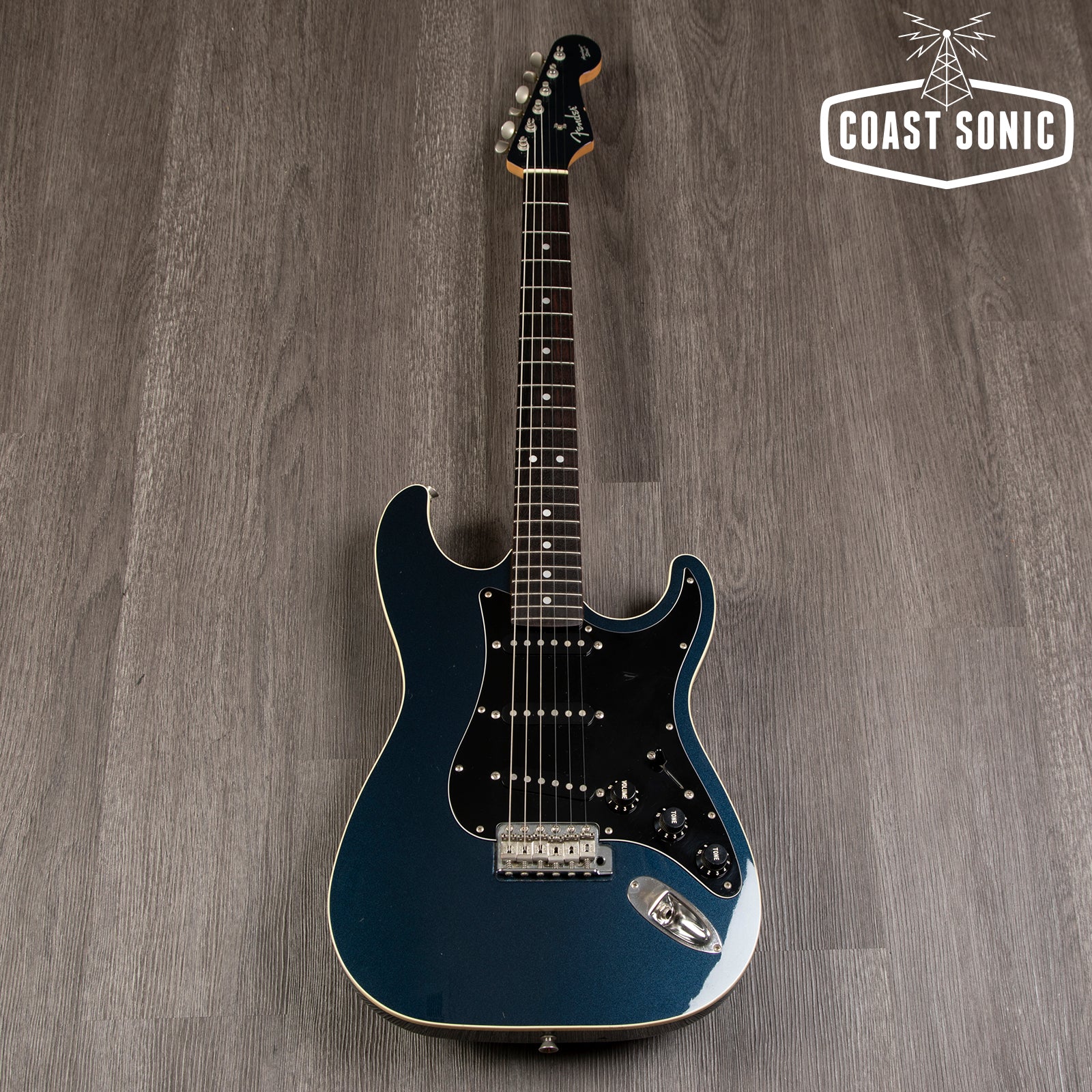 2010 Fender Aerodyne Stratocaster AST-M made in Japan 24 3/4 scale length  Midnight Blue Metallic