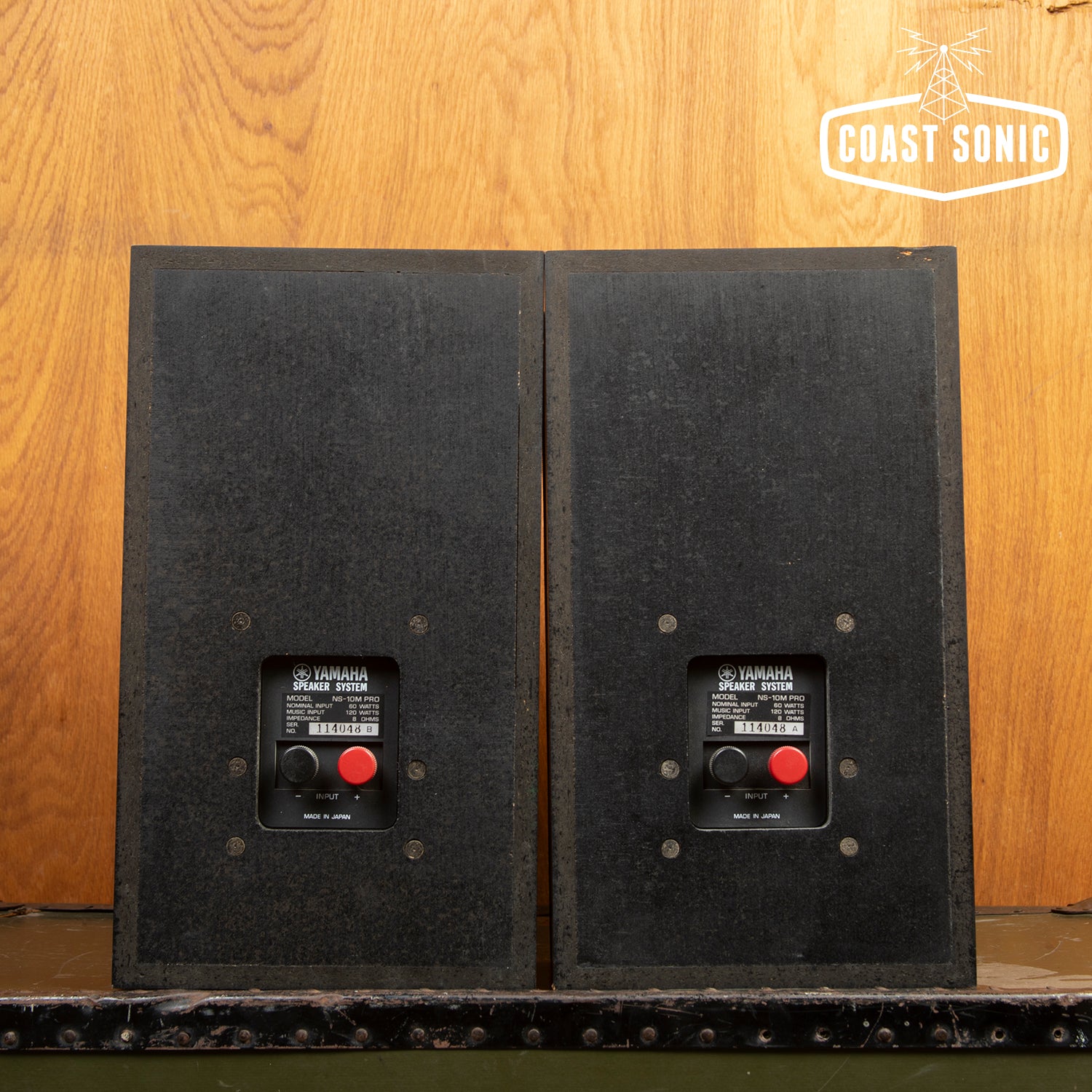 1980's Yamaha Model NS-10M PRO Studio Monitors - Matched Set - 114048
