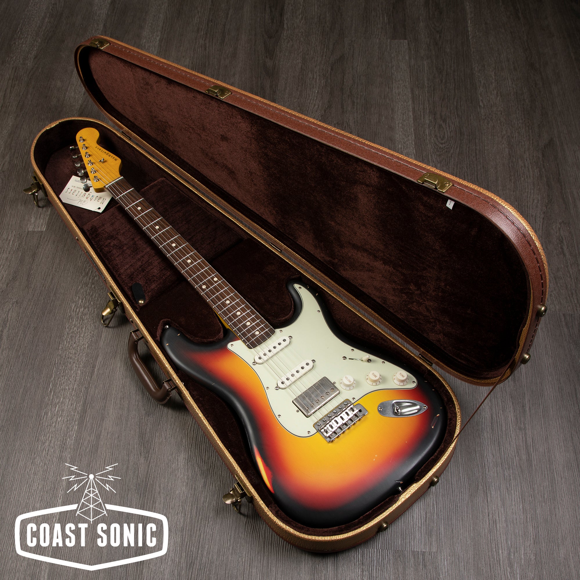 Nash Guitars S-63 3 Tone Sunburst HSS