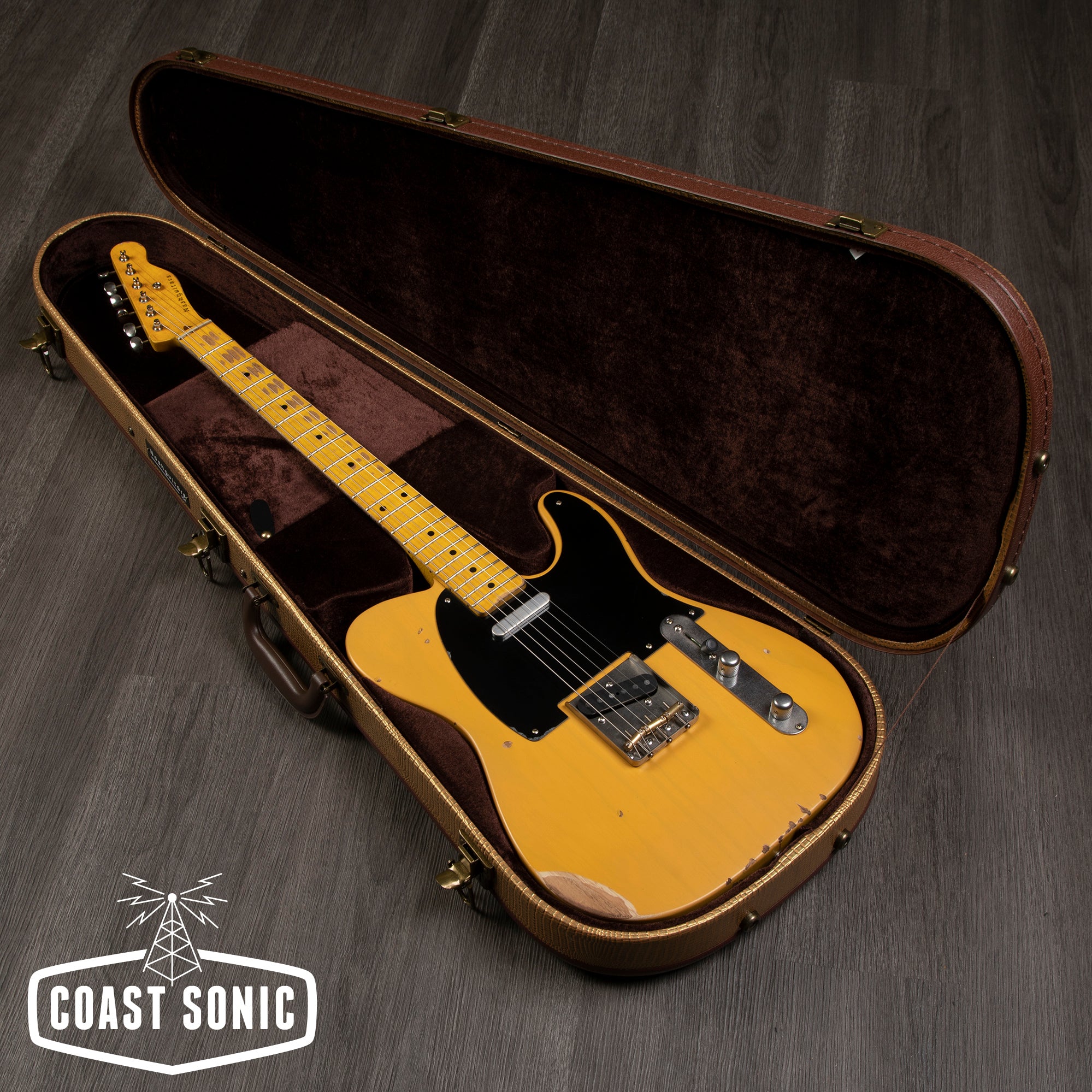 Nash Guitars T-52 Butterscotch Blonde medium relic