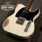 Nash Guitars T-63 Ash body Mary Kay White Medium Relic