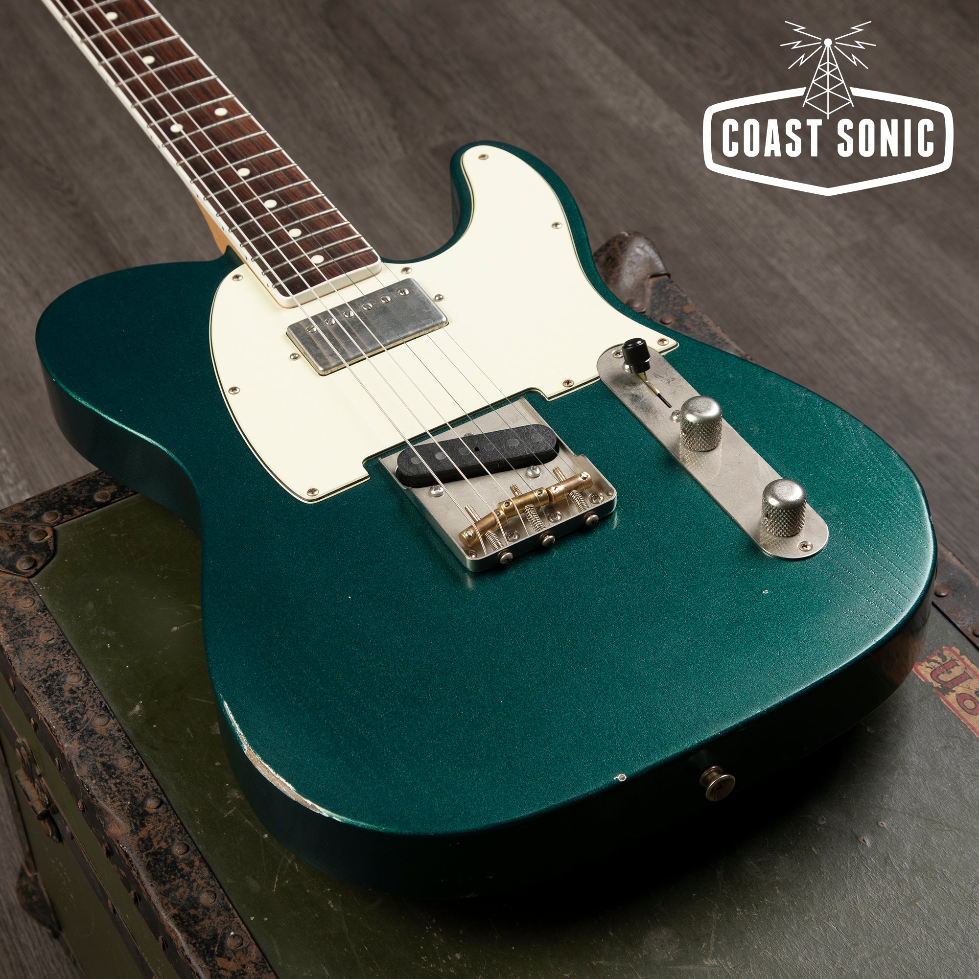 Norton Electric T6 British Racing Green w/ matching headstock, bound neck