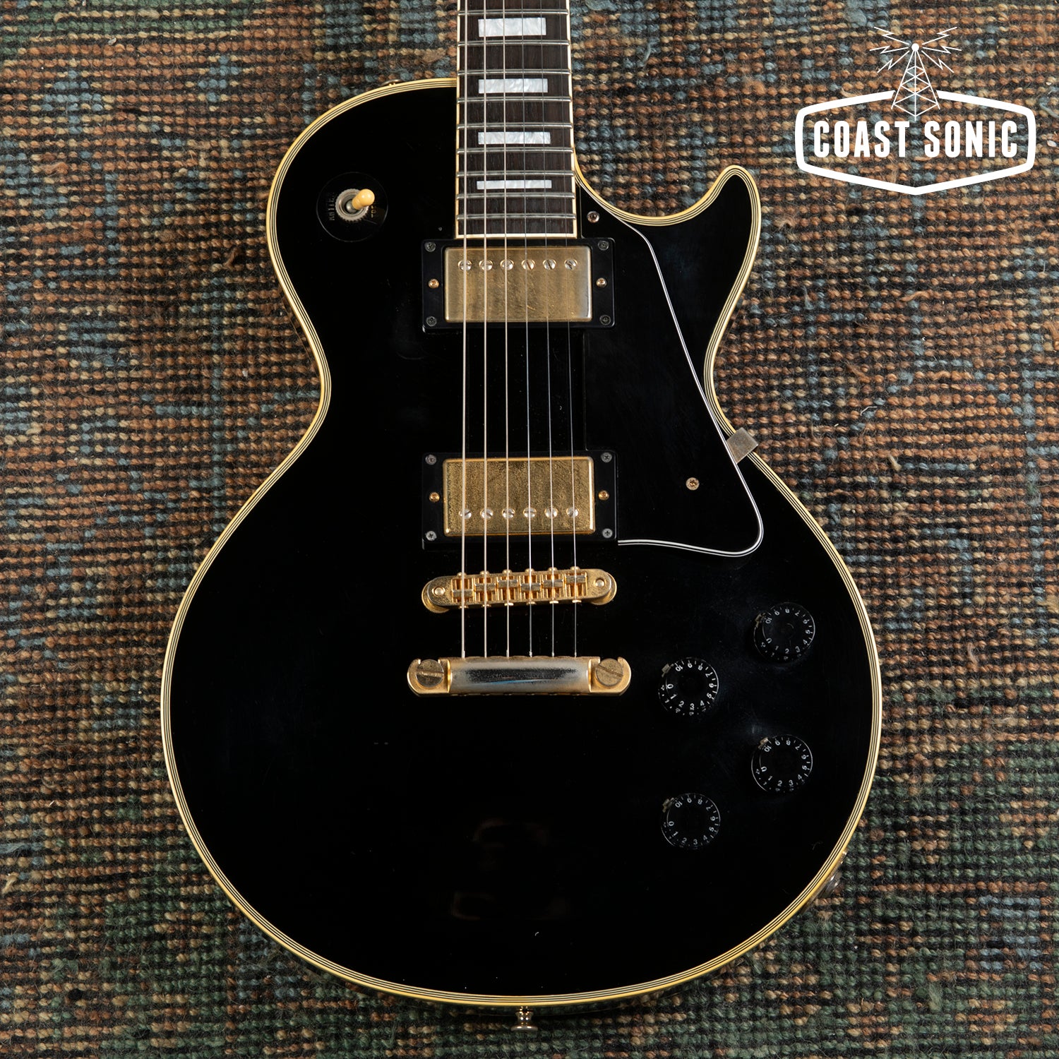 1990 Orville by Gibson LPC Black Beauty Made in Japan, USA PAF Humbuck