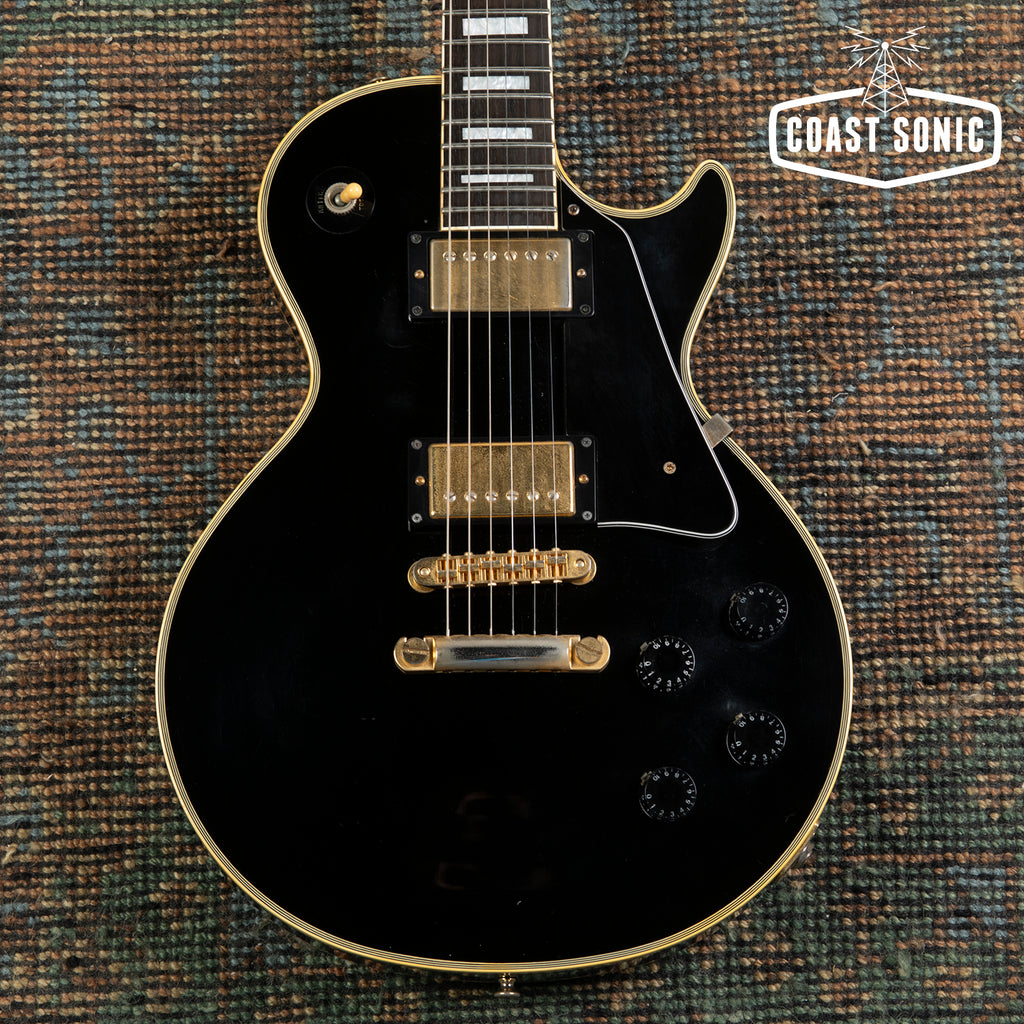 1990 Orville by Gibson LPC Black Beauty Made in Japan, USA PAF Humbuck