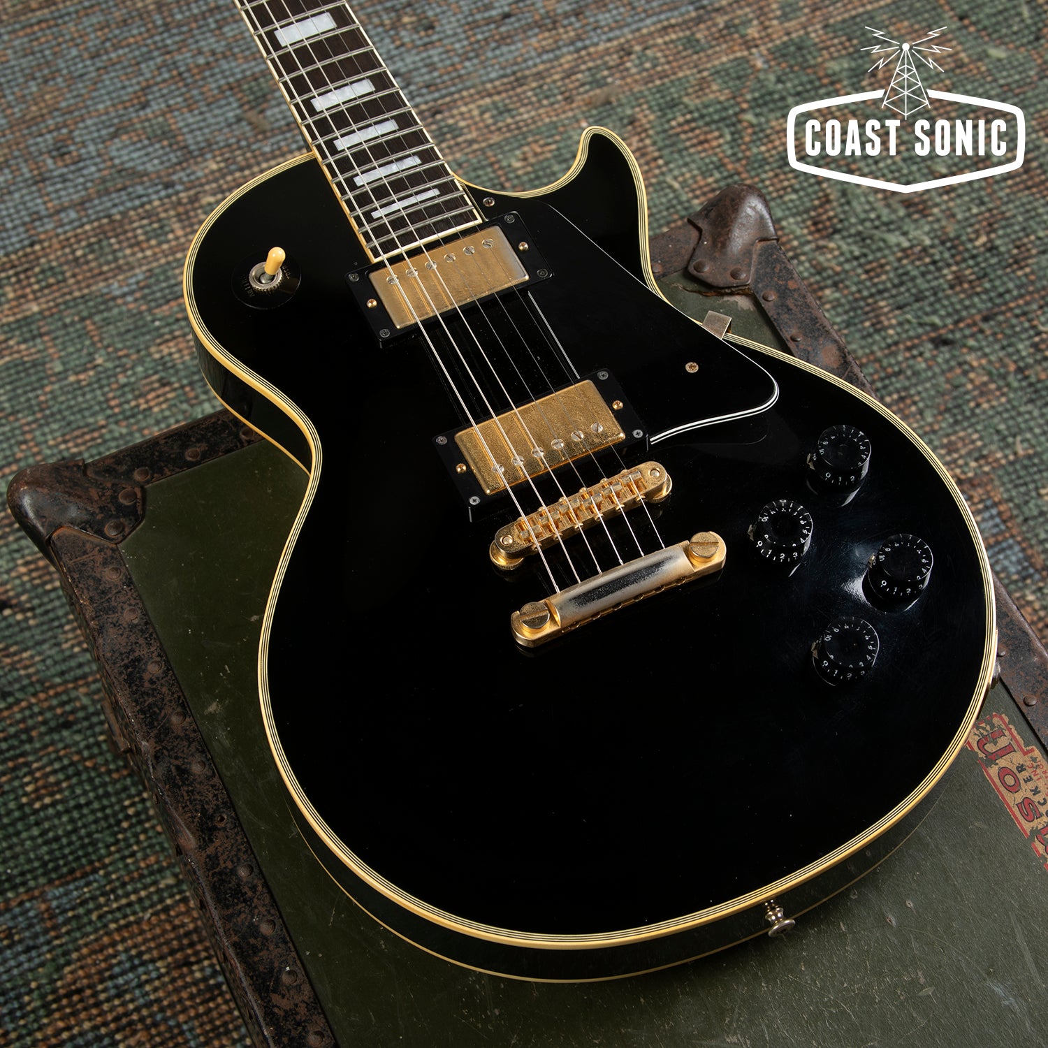 1990 Orville by Gibson LPC Black Beauty Made in Japan, USA PAF Humbuck