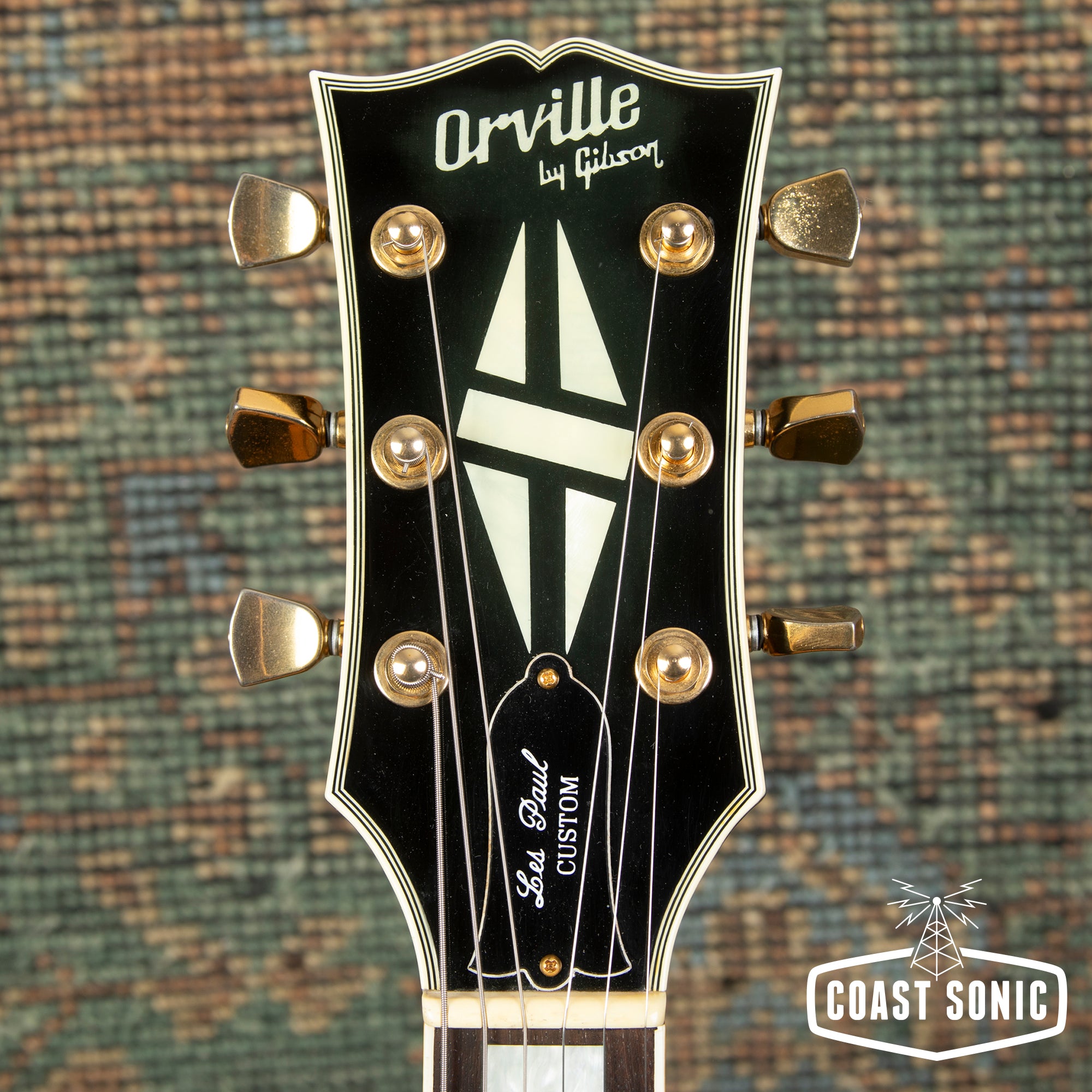 1989 Orville by Gibson Les Paul Custom Black Beauty Japan, USA Gibson