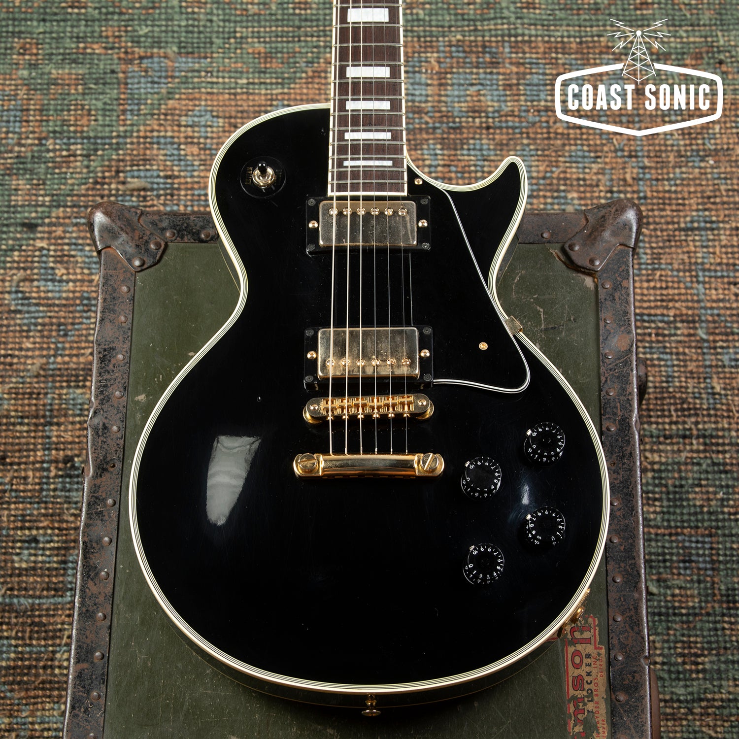 1989 Orville by Gibson Les Paul Custom Black Beauty Japan, USA Gibson