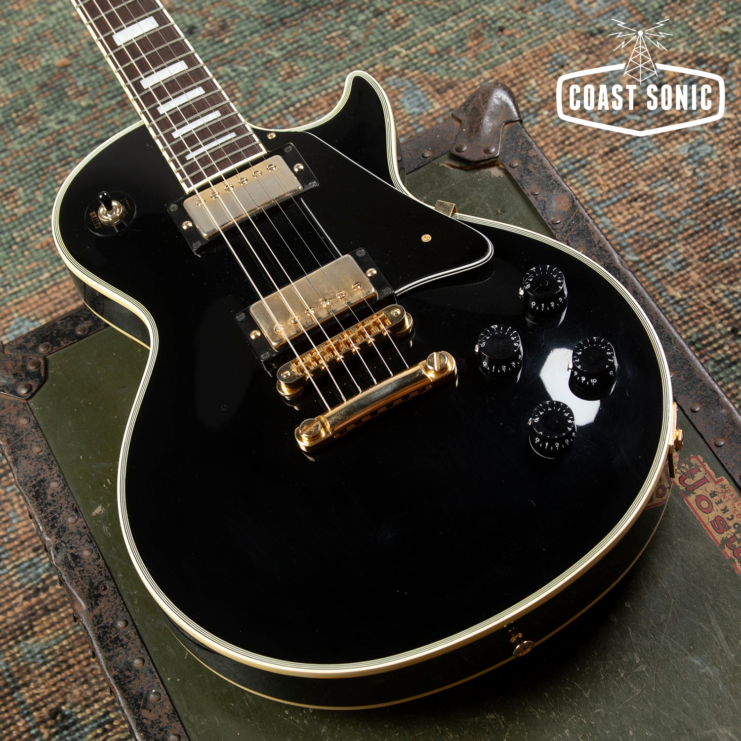 1989 Orville by Gibson Les Paul Custom Black Beauty Japan, USA Gibson