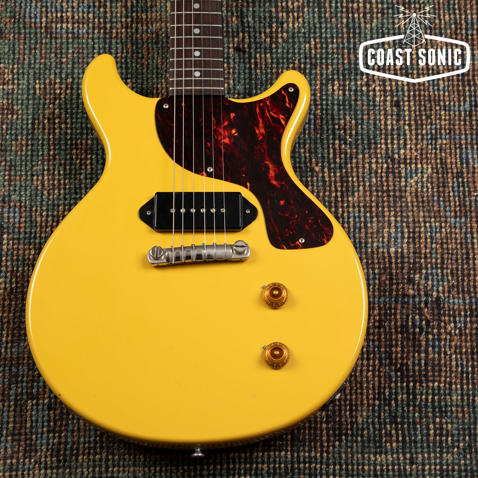 1995 Orville '59 reissue Les Paul Junior DC Tv Yellow Made in Japan w/case