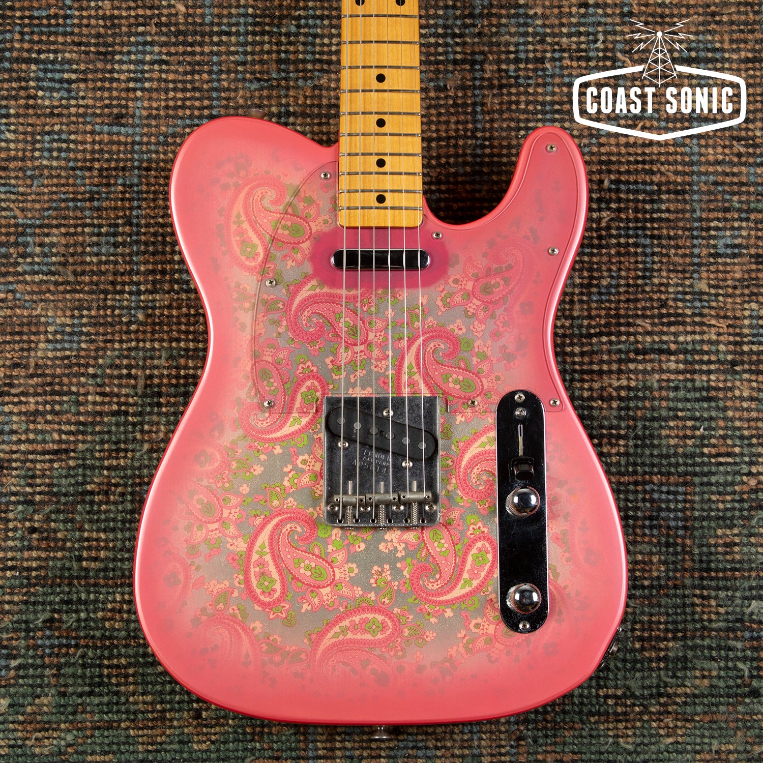 1985 Fender '69 Vintage Reissue Telecaster TL69-75 Pink Paisley made i