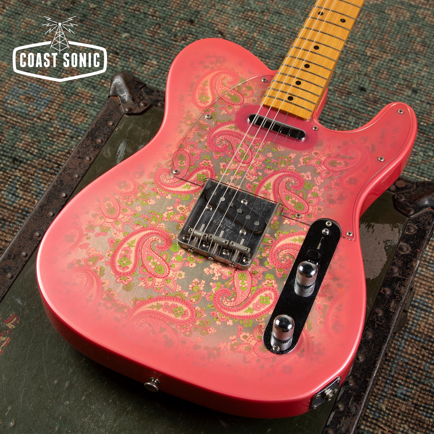 1985 Fender '69 Vintage Reissue Telecaster TL69-75 Pink Paisley made i