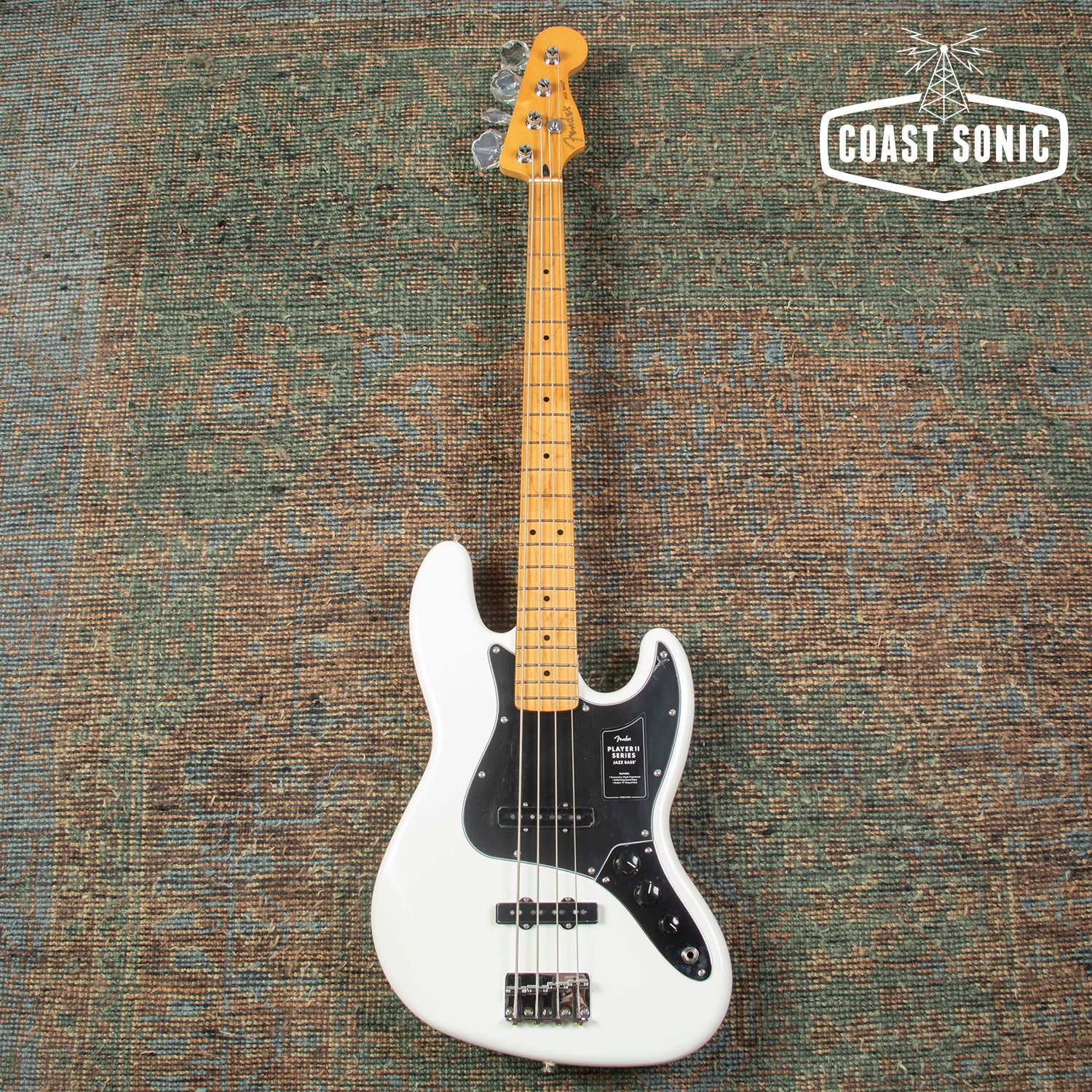 2025 Fender Player II Jazz Bass made in Mexico MIM white