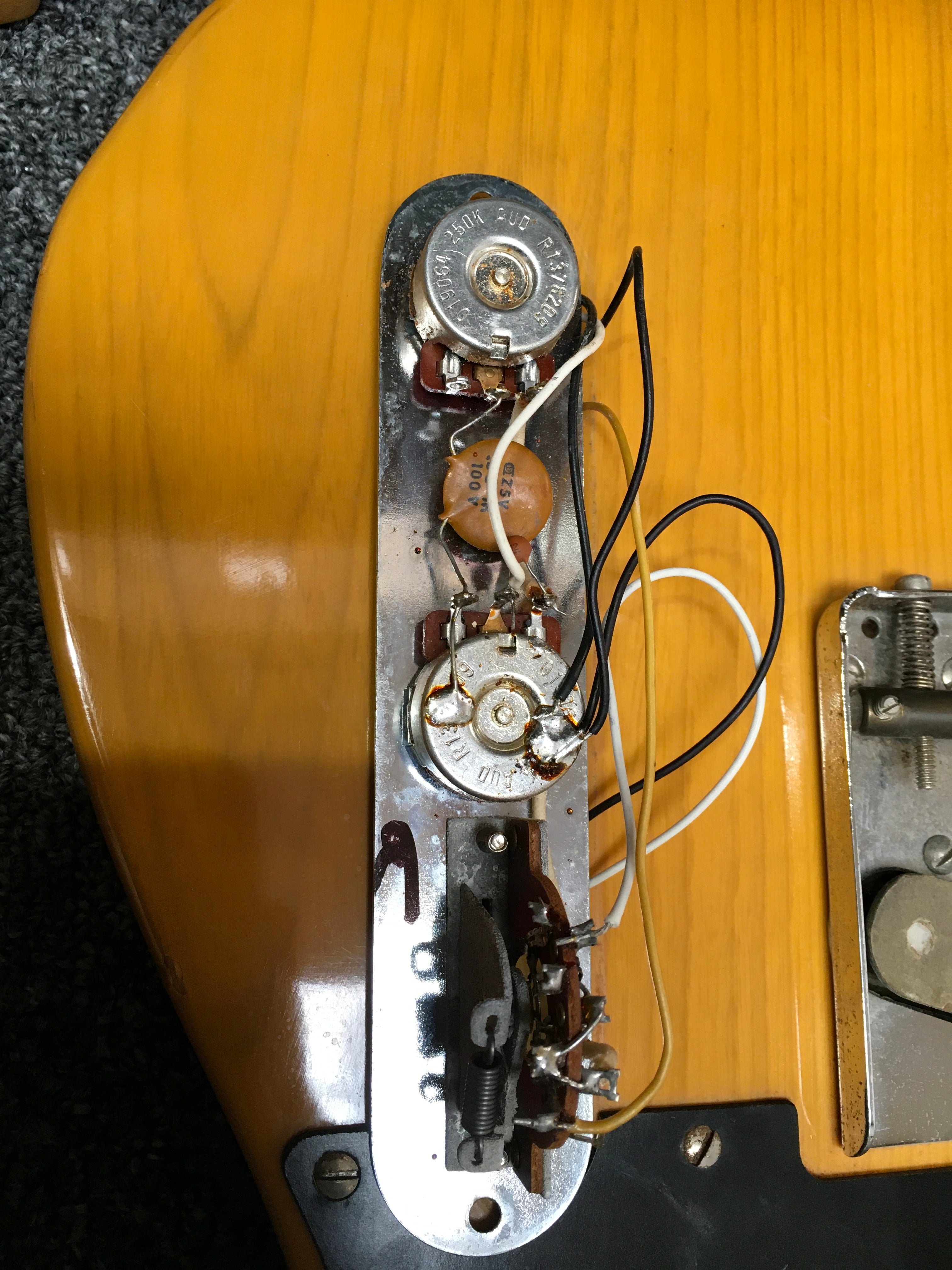 1983 Fender Telecaster '52 Reissue JVTL52-95 w USA Fullerton Pickups