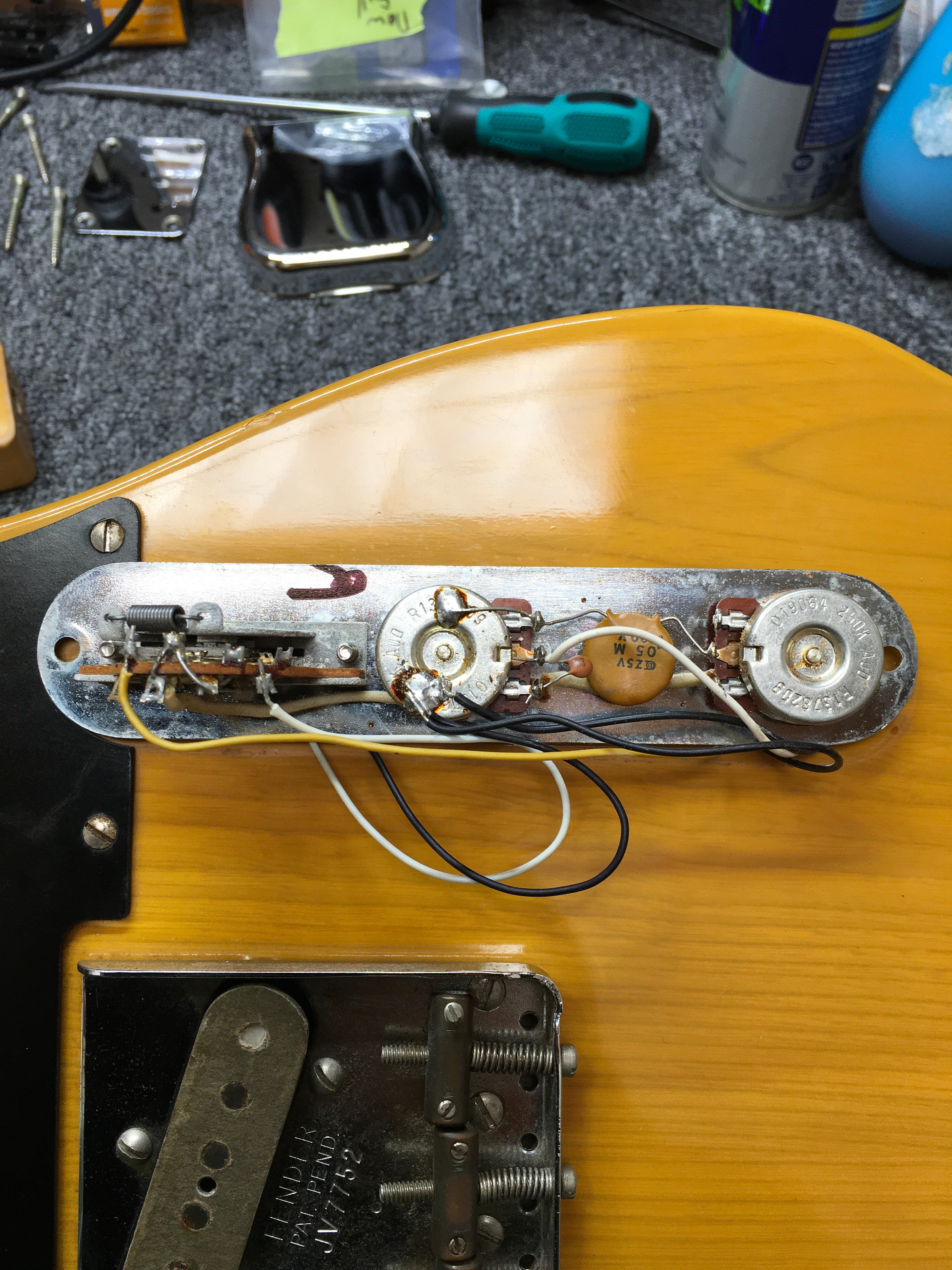 1983 Fender Telecaster '52 Reissue JVTL52-95 w USA Fullerton Pickups