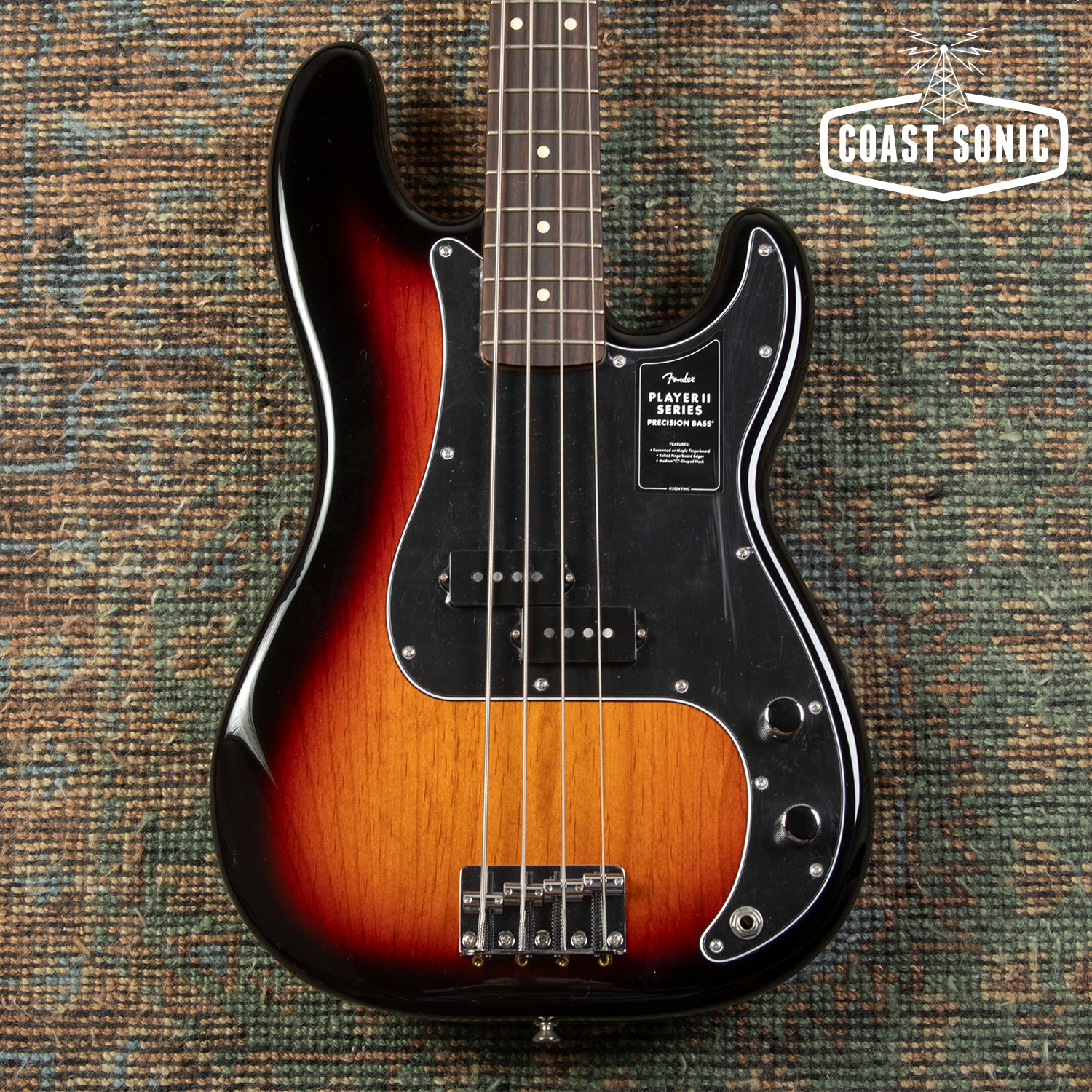 2025 Fender Player II Precision P Bass made in Mexico MIM sunburst