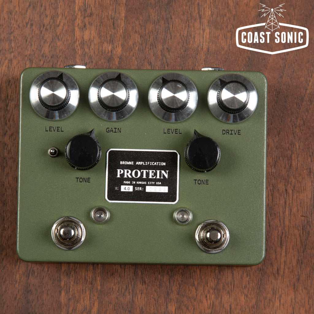 brown protein pedal Browne Amplification Protein Dual Overdrive V4