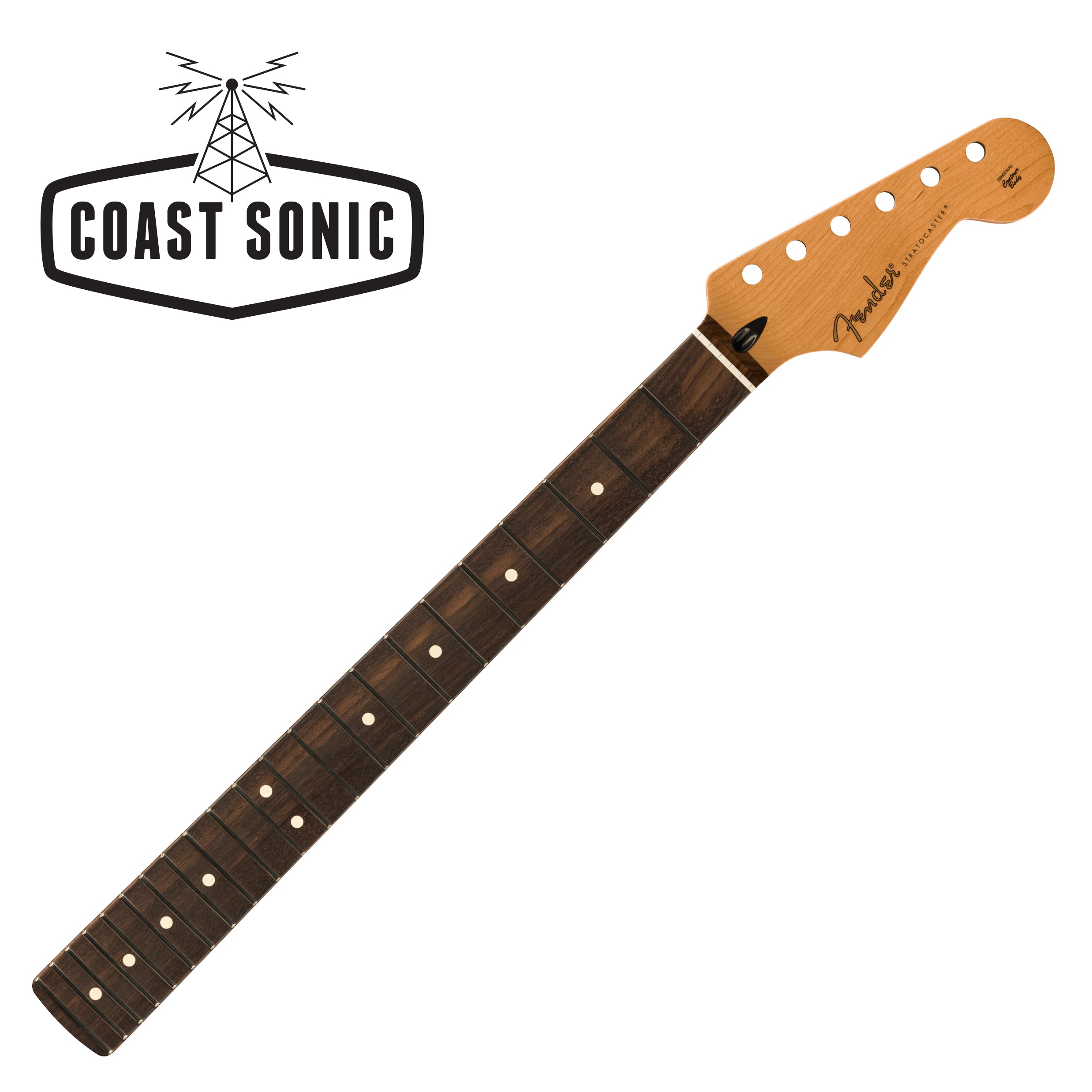 Fender Satin Roasted Maple Stratocaster Neck - Rosewood