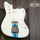 2023 Limited Edition Fender Made in Japan Traditional 60's Jazzmaster Olympic - White w/ Blue Competition Stripe