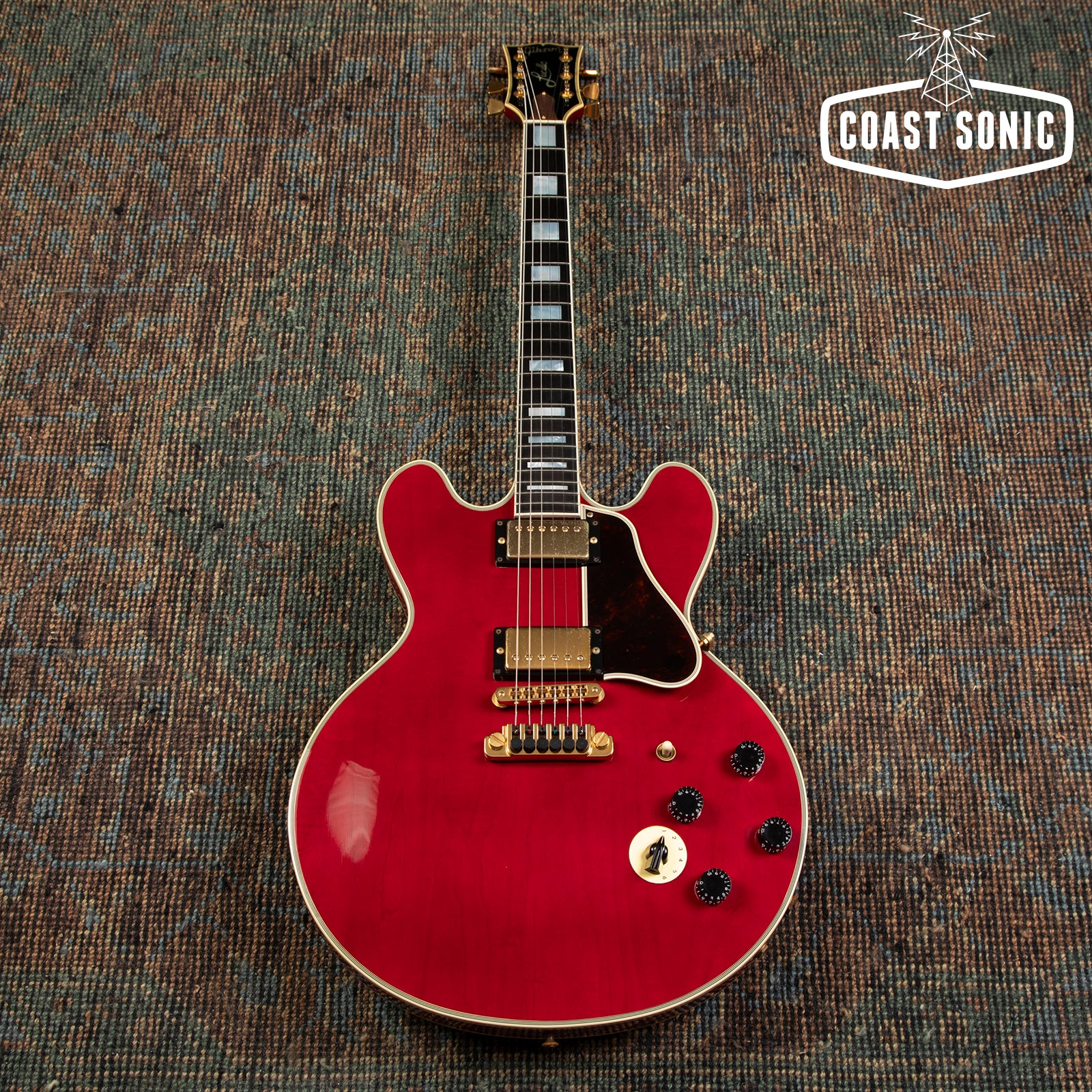 1990 Gibson Lucille BB King Signature model, Transparent Red, original