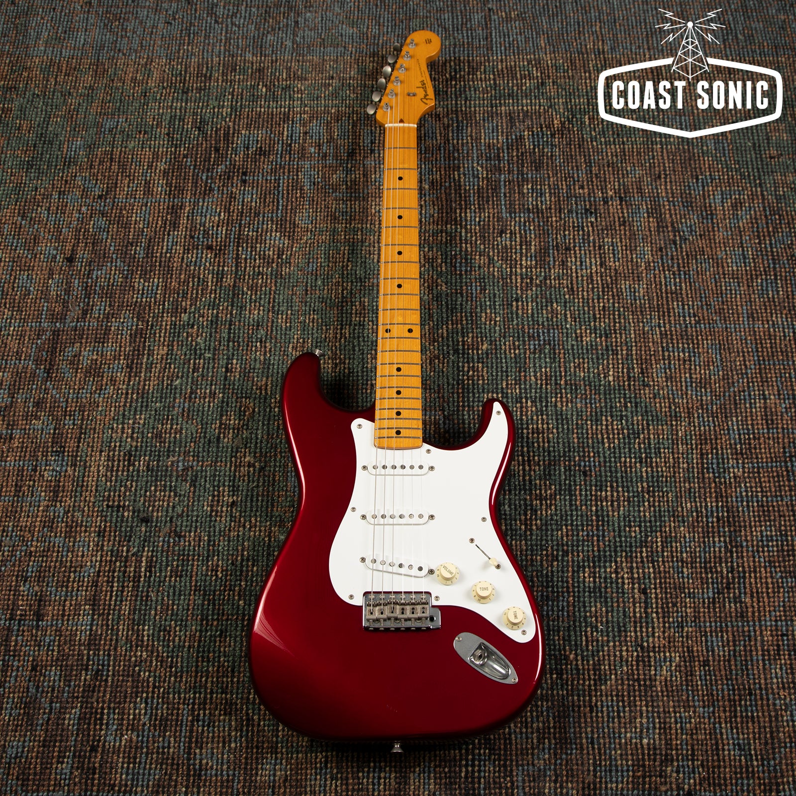 2009 Fender ST-57US '57 Reissue Stratocaster Made in Japan - Candy Apple Red