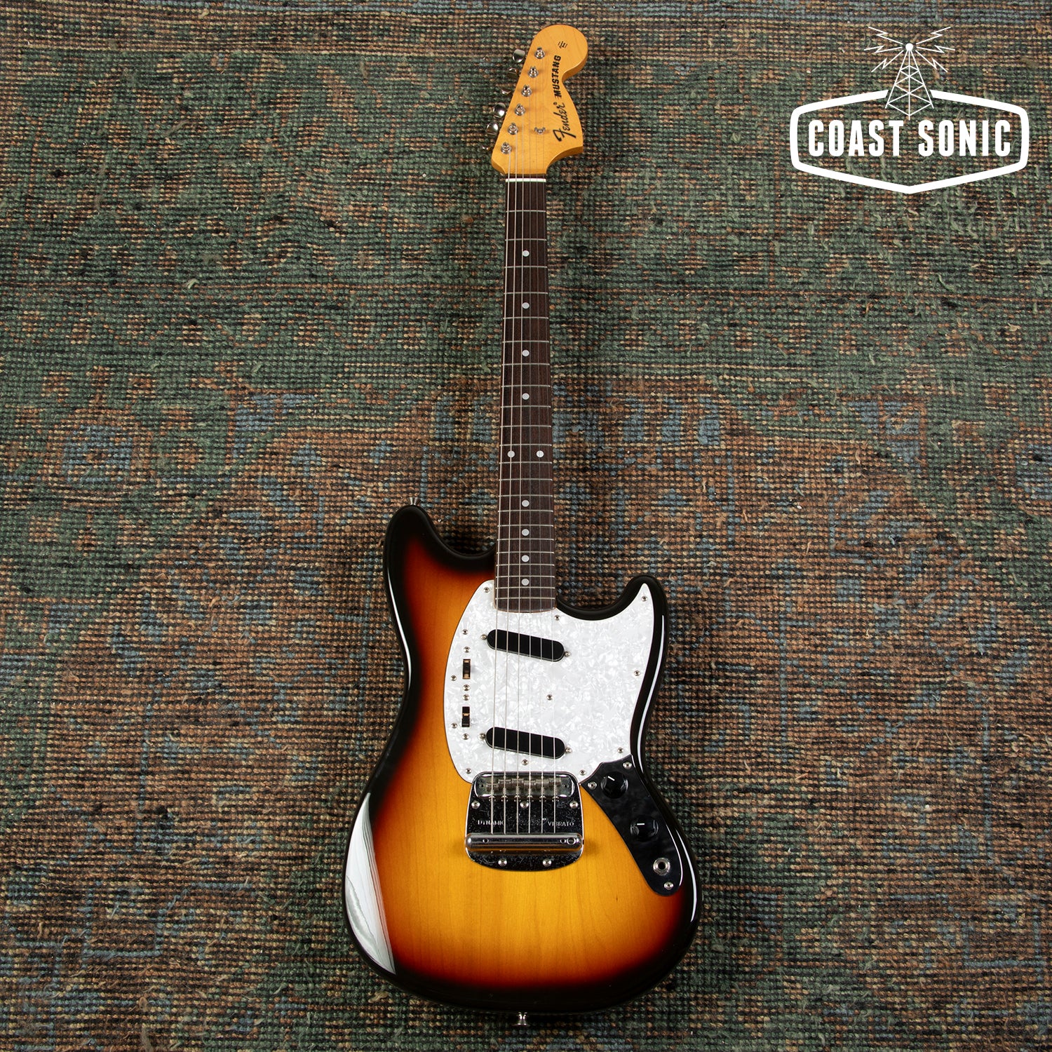 2004 Fender '69 Vintage Reissue Mustang MG69 Sunburst Crafted in Japan