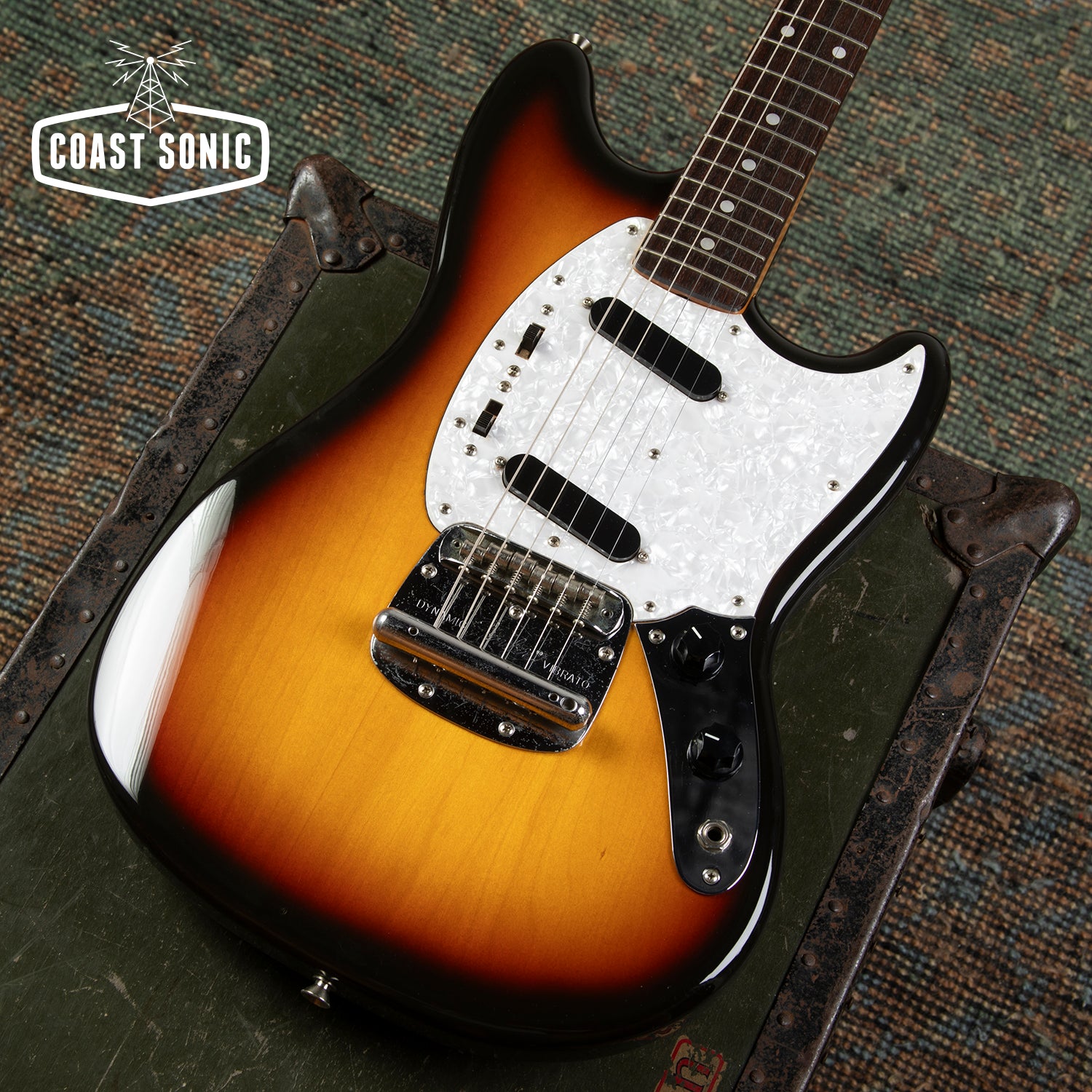 2004 Fender '69 Vintage Reissue Mustang MG69 Sunburst Crafted in Japan