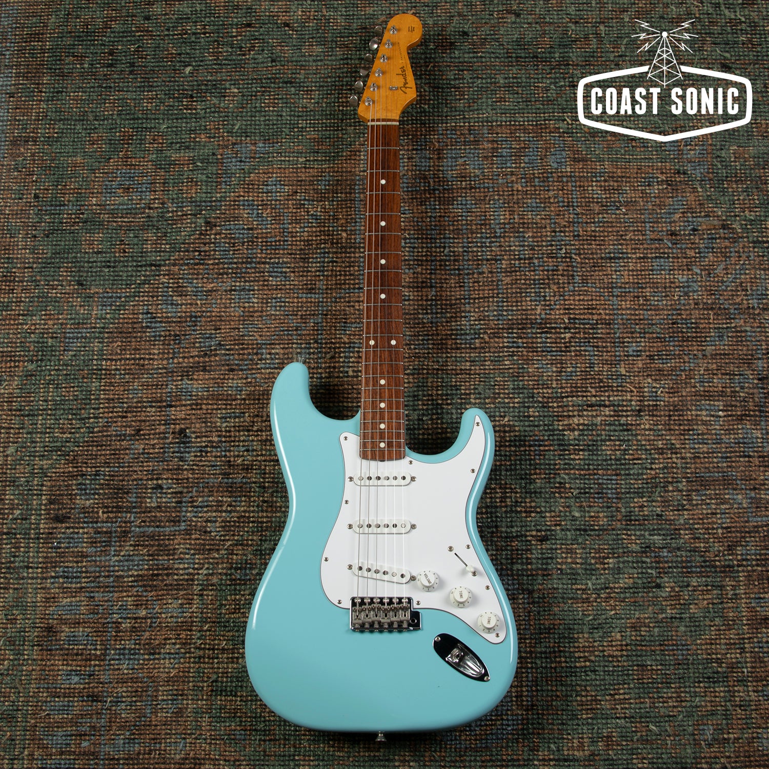 2010 Fender '62 Reissue Stratocaster ST62-US Sonic Blue Japan CIJ W/US
