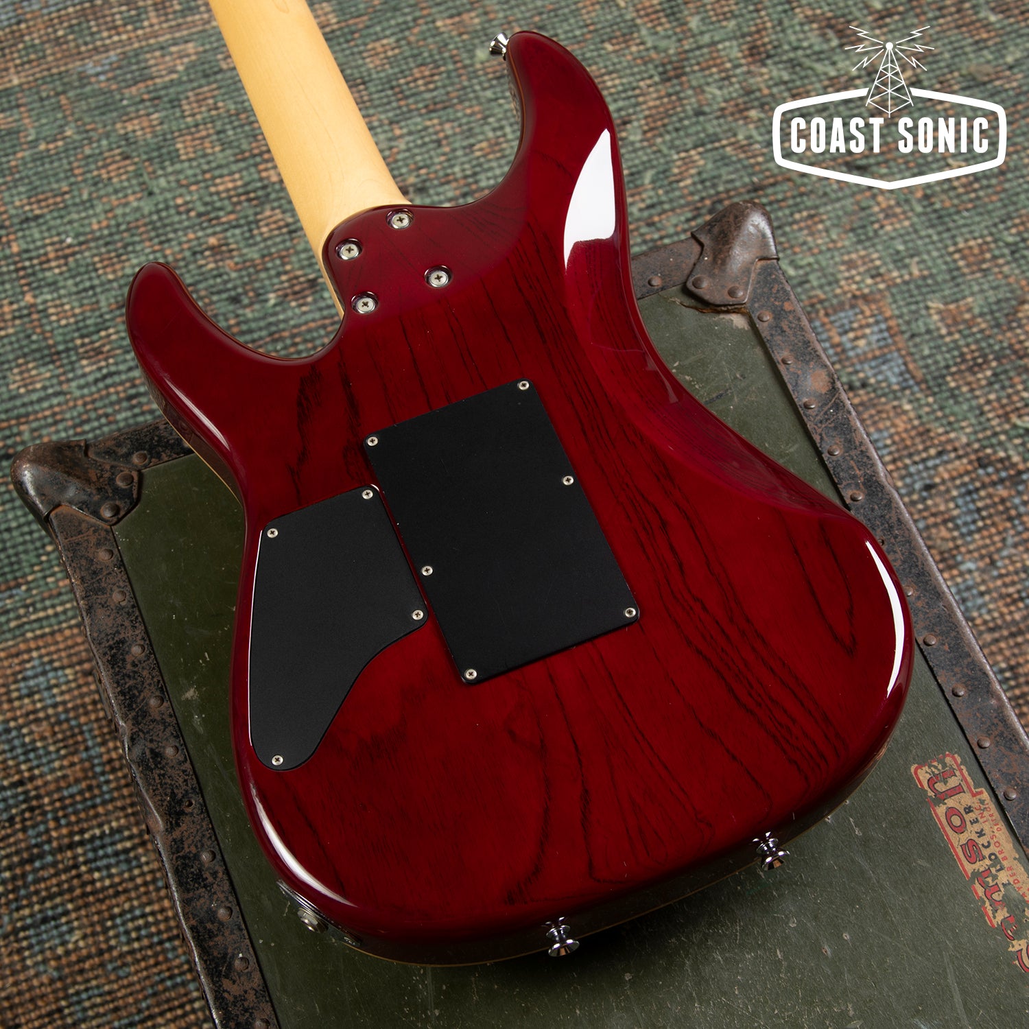 2009 Schecter NV-III-24_AL Transparent Red Quilt Top Made in Japan