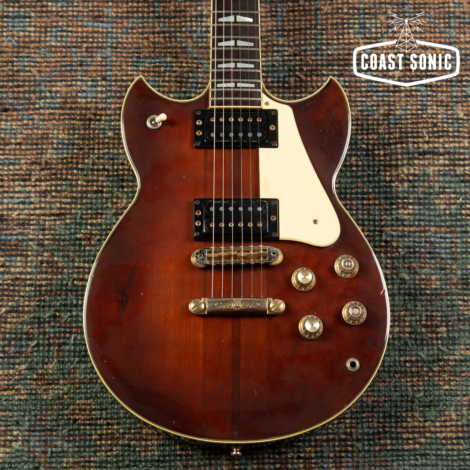 1981 Yamaha SG1500 Transparent brown, neck through, burst made in Japa