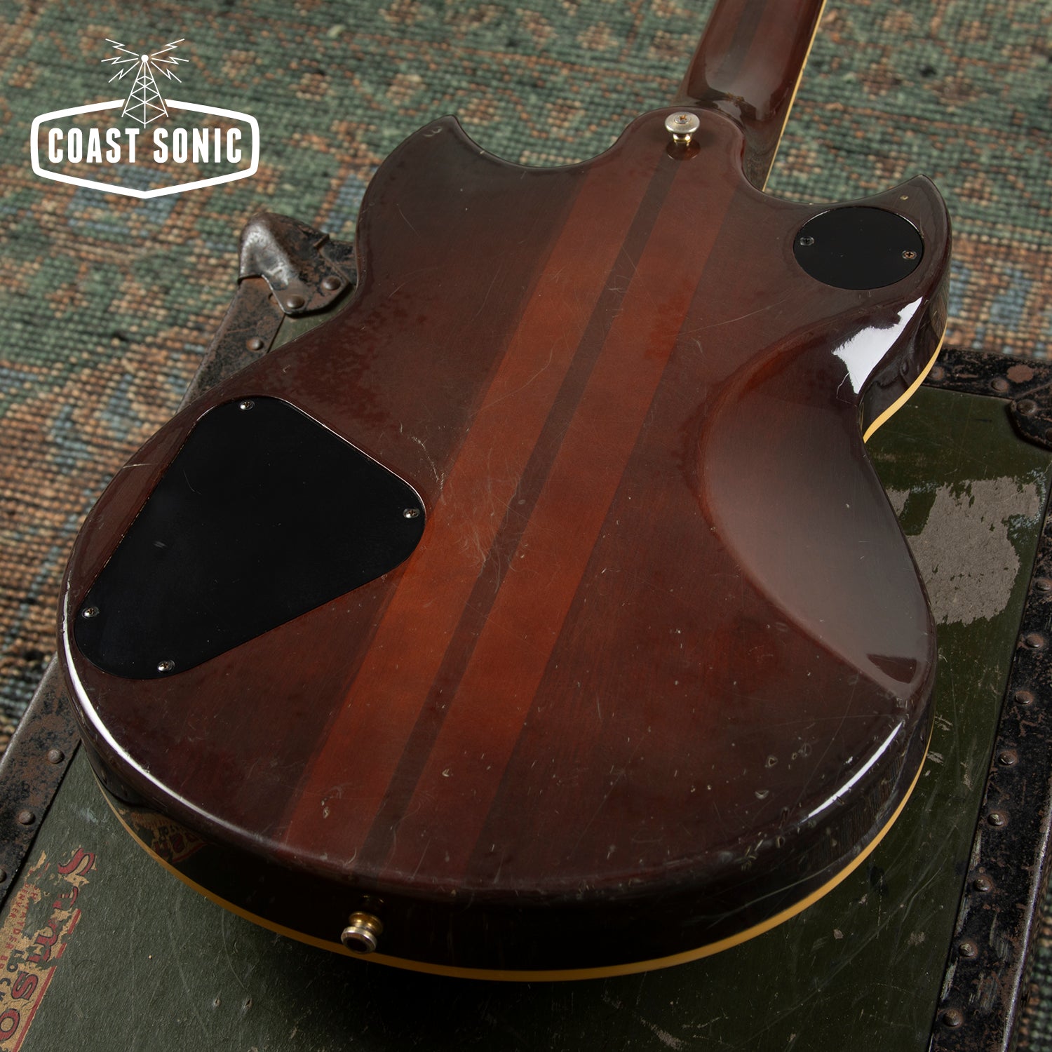 1981 Yamaha SG1500 Transparent brown, neck through, burst made in Japa 1981 Yamaha SG1500 Transparent brown, neck through, burst made in Japa