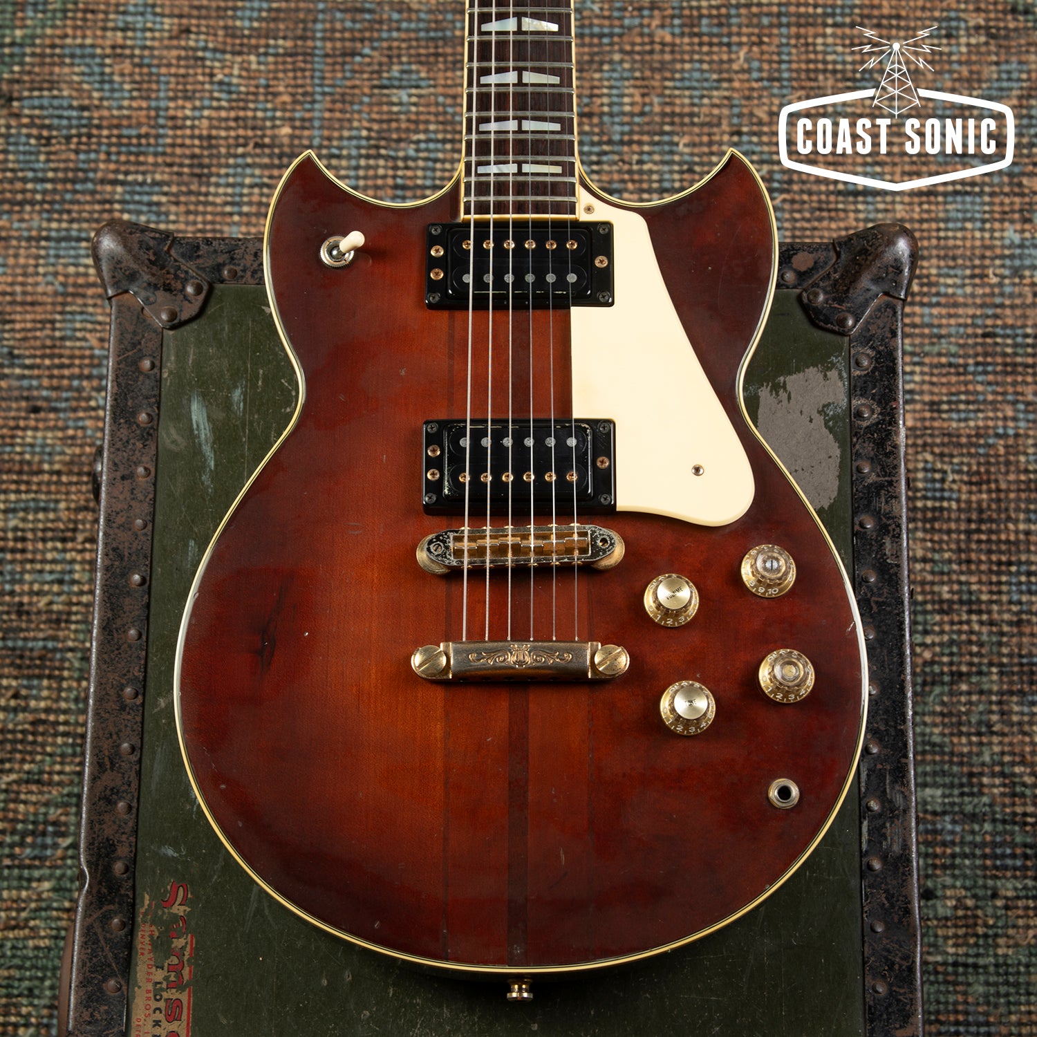 1981 Yamaha SG1500 Transparent brown, neck through, burst made in Japa