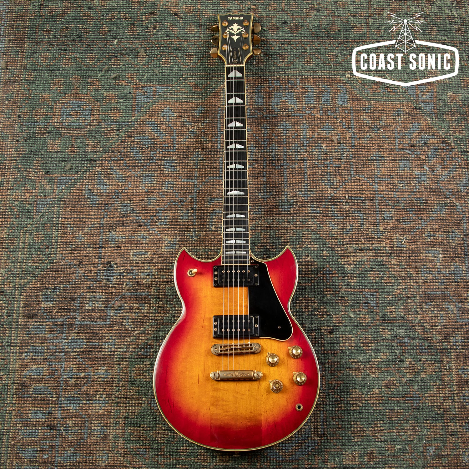 1980 Yamaha SG2000 Cherry Sunburst made in Japan w/ original case