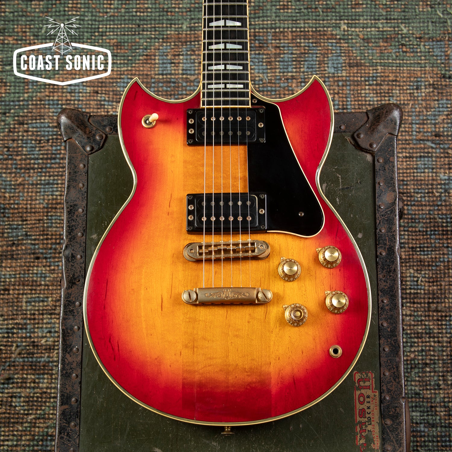 1980 Yamaha SG2000 Cherry Sunburst made in Japan w/ original case