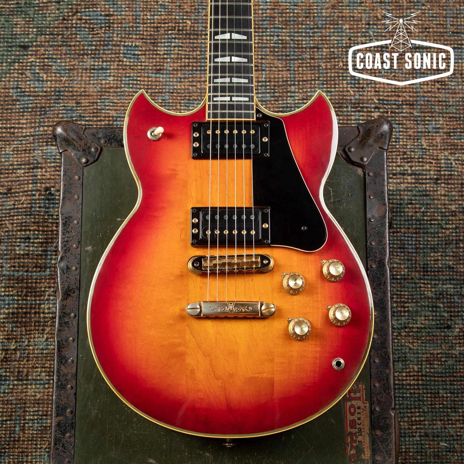 完全調整済 YAMAHA SG2000 レッドサンバースト 極美品 送料込 1982 Yamaha SG2000 Made in Japan Cherry Sunburst w/orig case