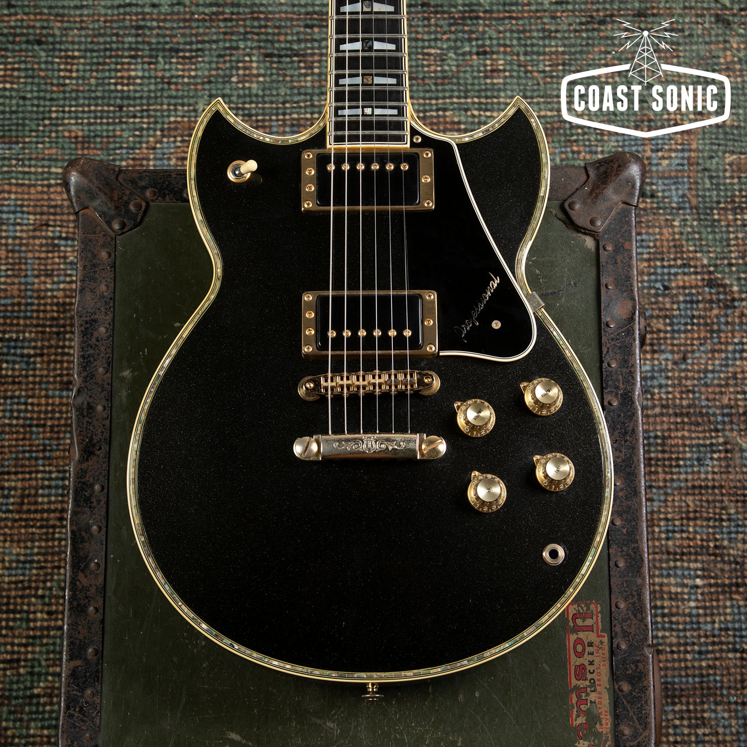 1983 Yamaha Custom SG3000 Professional Metallic Black Made in Japan w/