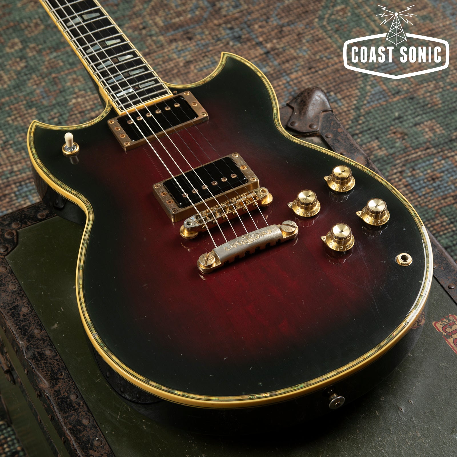 1984 Yamaha Custom SG3000 Professional Wine Burst Made In Japan
