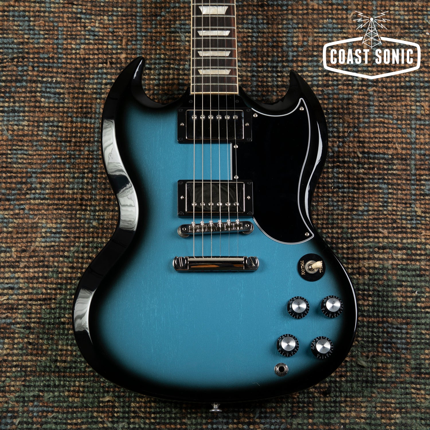Gibson SG 61'reissue 2024年製 2024 Gibson SG Standard '61 Reissue Pelham Blue Burst Custom Color, wi